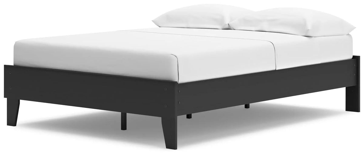 Socalle Platform Bed | Space-Saving Design | Clean-Lined Profile | Contemporary Style