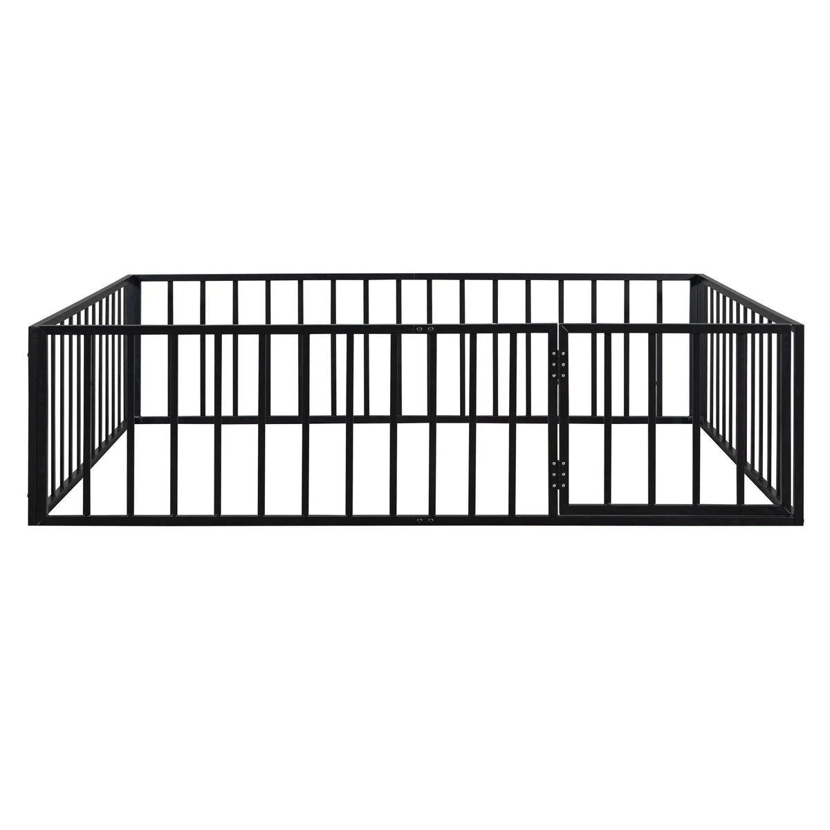 Metal Floor Bed Frame | Raised Fence Gate | Low Platform Design