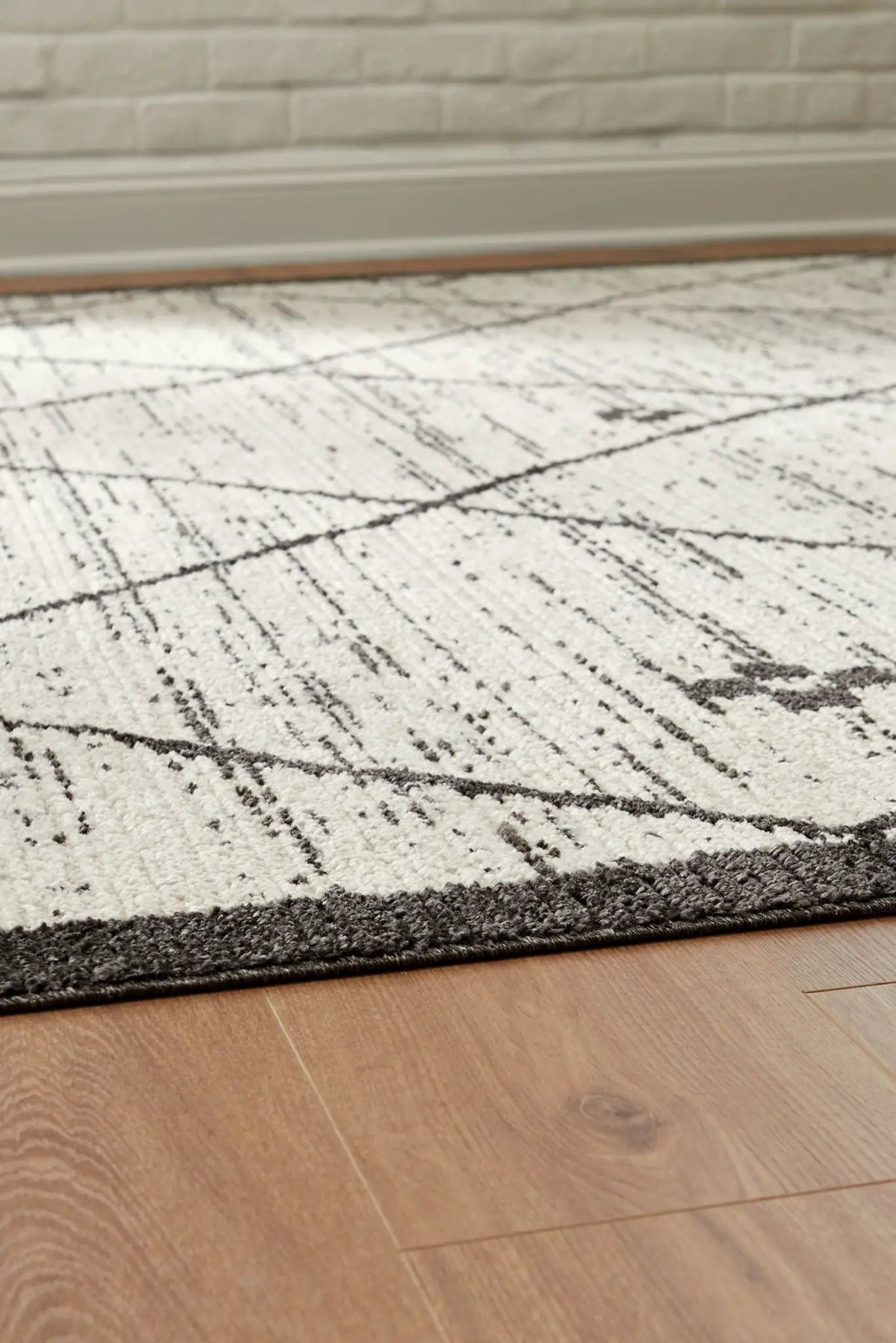 Fenriston Area Rug | 95 x 120.75 Inch | Diamond Design | Casually Cool