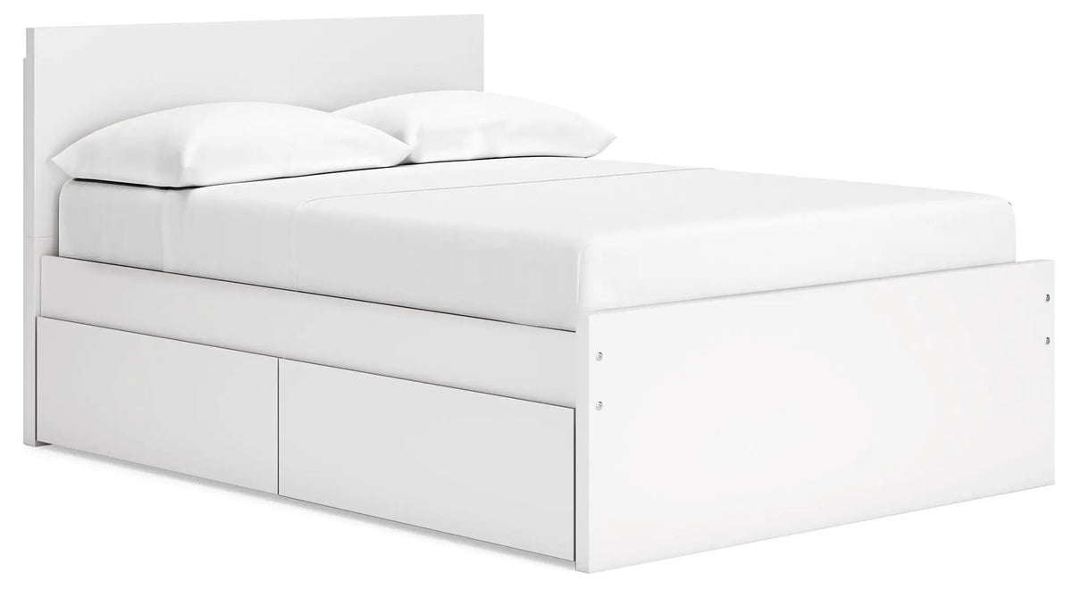 Onita Panel Platform Bed | Minimal Design | Ultra-Clean Lines | Easy-Elegant Solid Finish