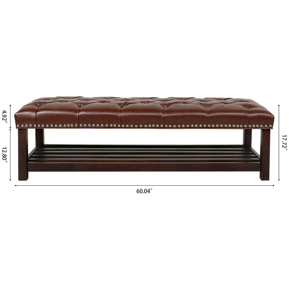 Bedroom End Of Bed Bench Tufted Upholstered End Of Bed Bench End Of Bed Entrance | 2 Pieces | Solid Wood | Bedroom