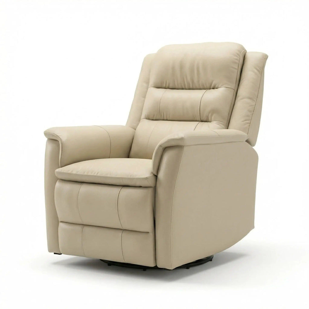 Swivel Recliner With Manual Adjustable Footrest Swivel Chair | 2 Pieces | Metal | Living Room