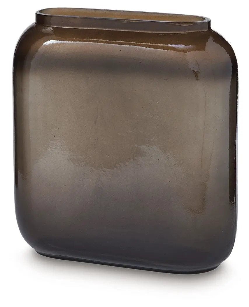 Sumner Metallic Vase | Sleek Lines | Modern Elegance | 12.13 Inch Length