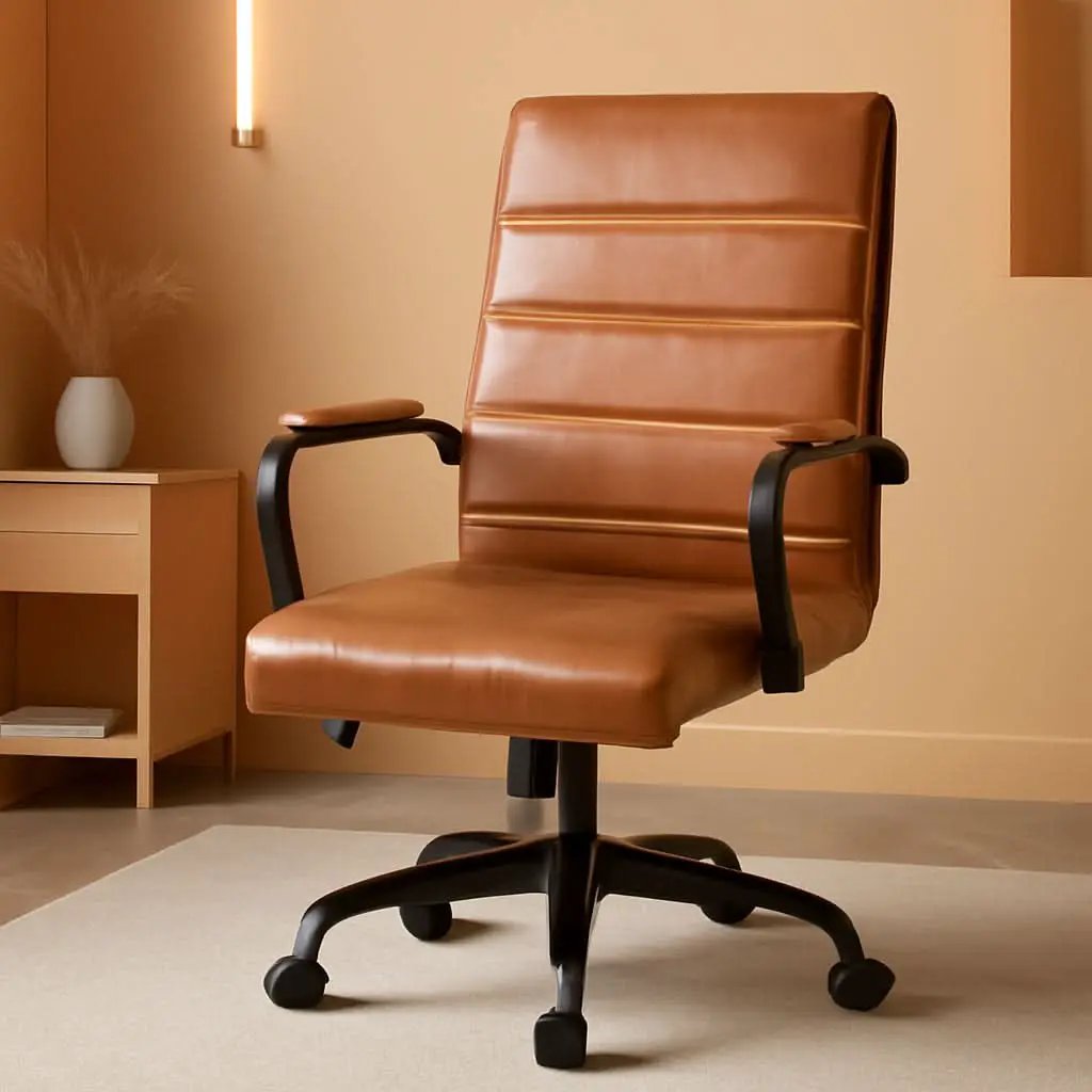 Whitney High Back Leathersoft Desk Chair Adjustable Height from PriceLows™