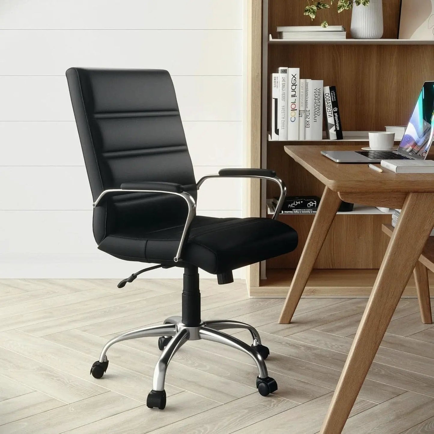 Desk Chair Black Adjustable Office Chair Home Study from PriceLows™