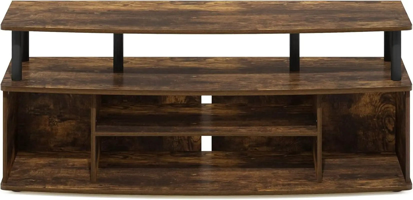 Jaya Amber Pine TV Stand for 55 Inch TV with Storage from PriceLows™