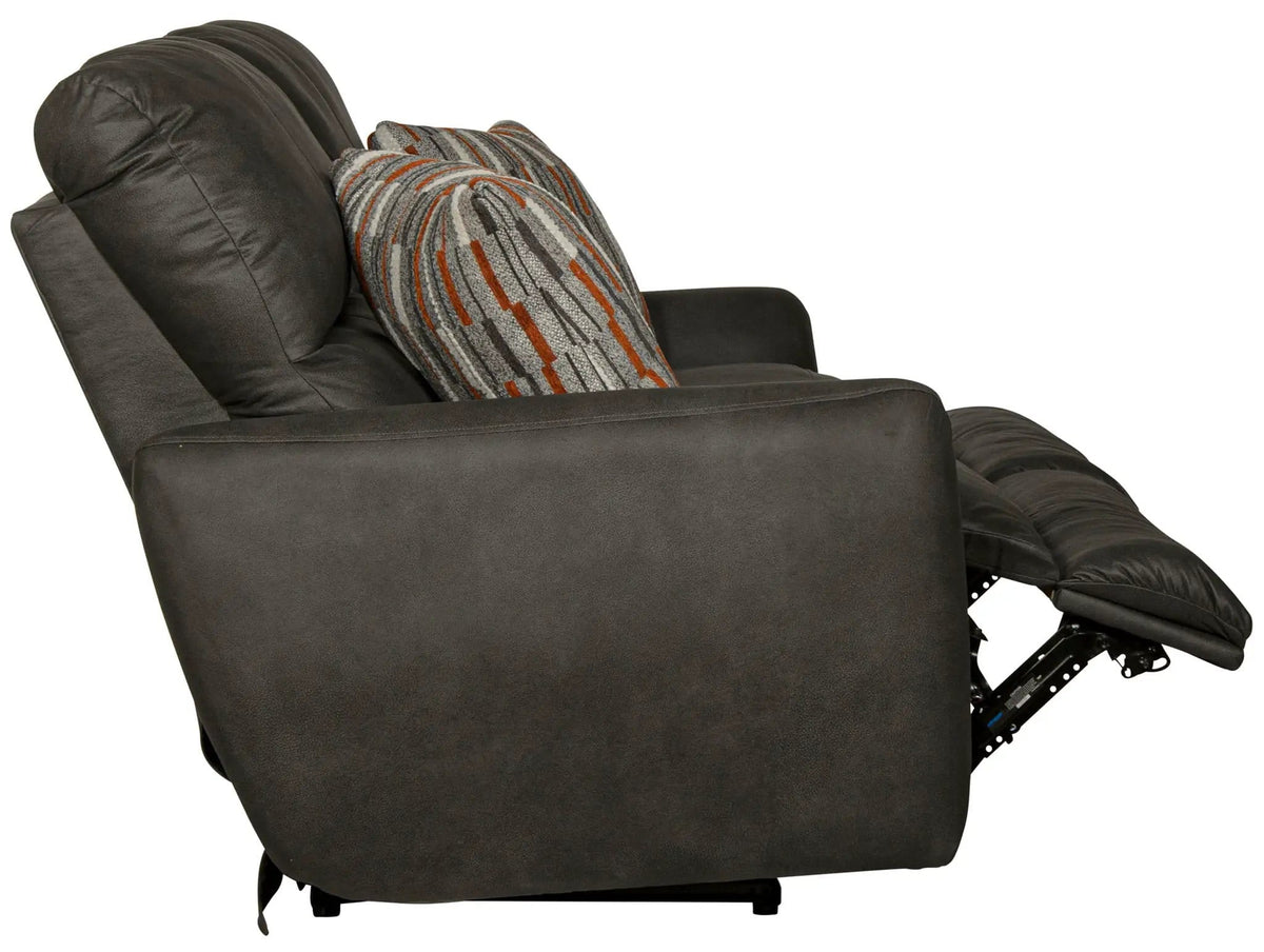 Dorian Reclining Sofa | 4 Pieces | Faux Leather & Fabric | Living Room