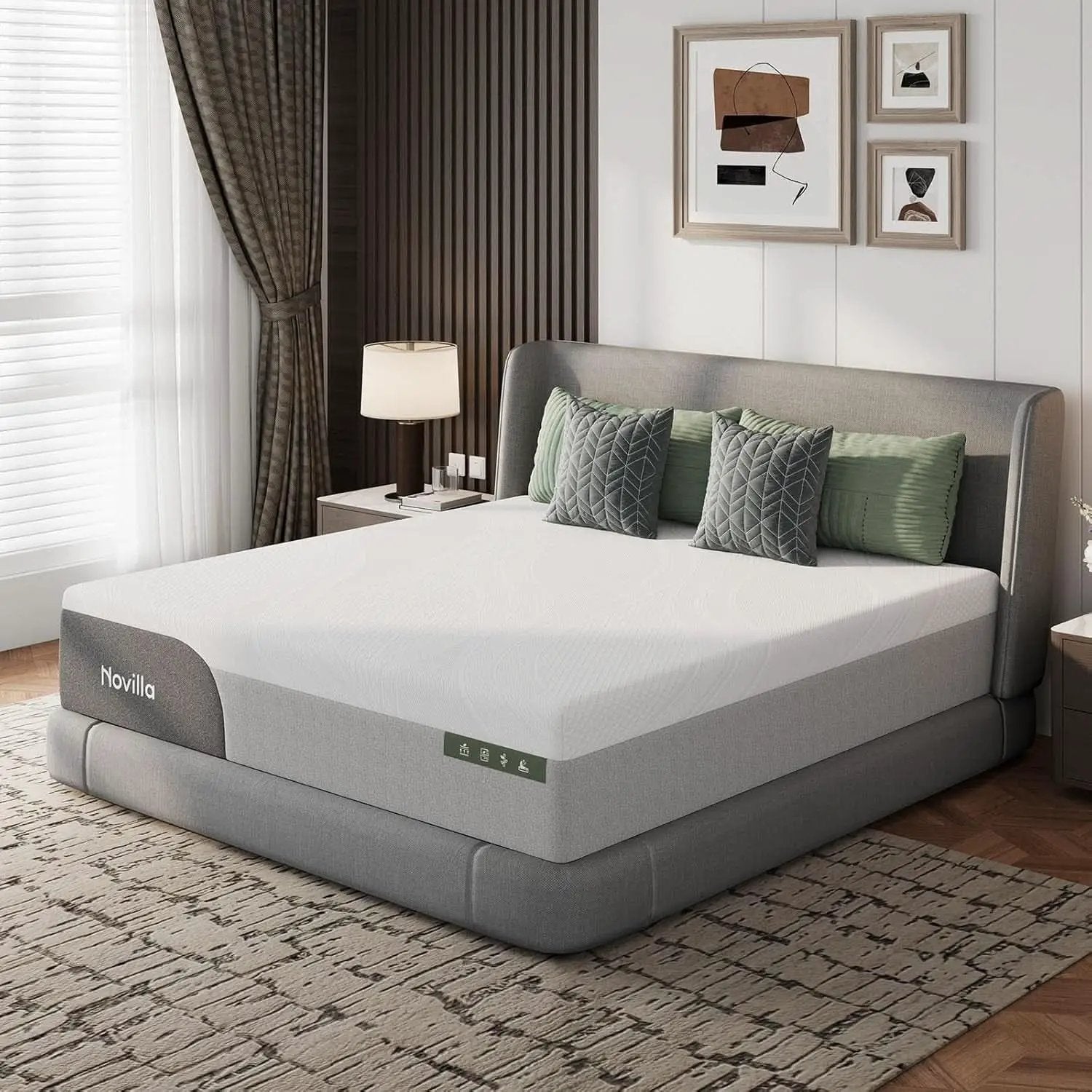 Queen Memory Foam Mattress FourteenInch CertipurUS Certified from PriceLows™