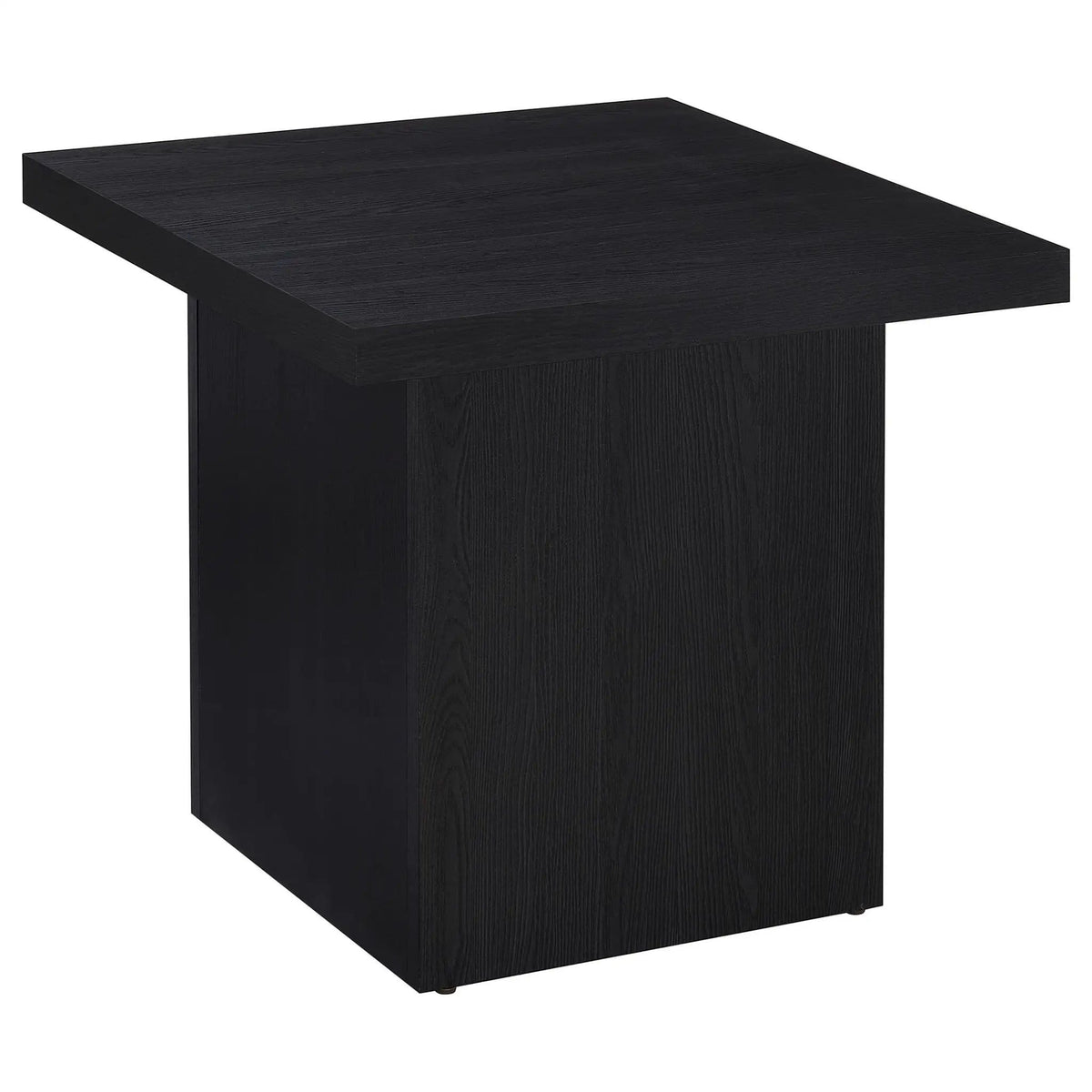 Devar 3-piece Square Cocktail Coffee End Table Set | 3-Piece Set | Engineered Wood & Veneer | Black