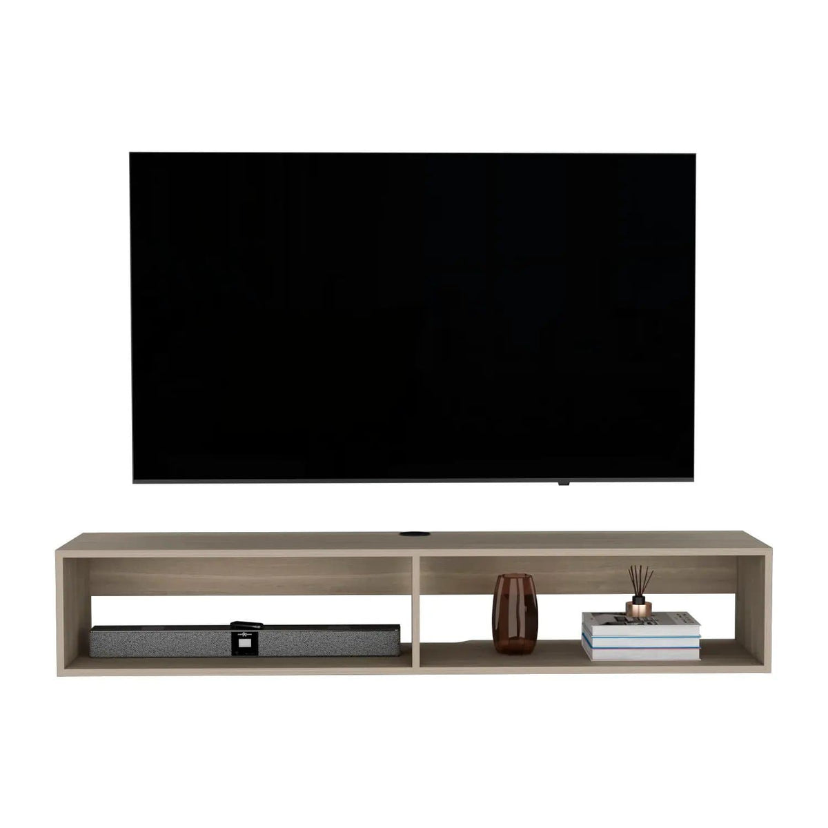 Moore Floating TV Stand | 3 Pieces | Wood | Living Room