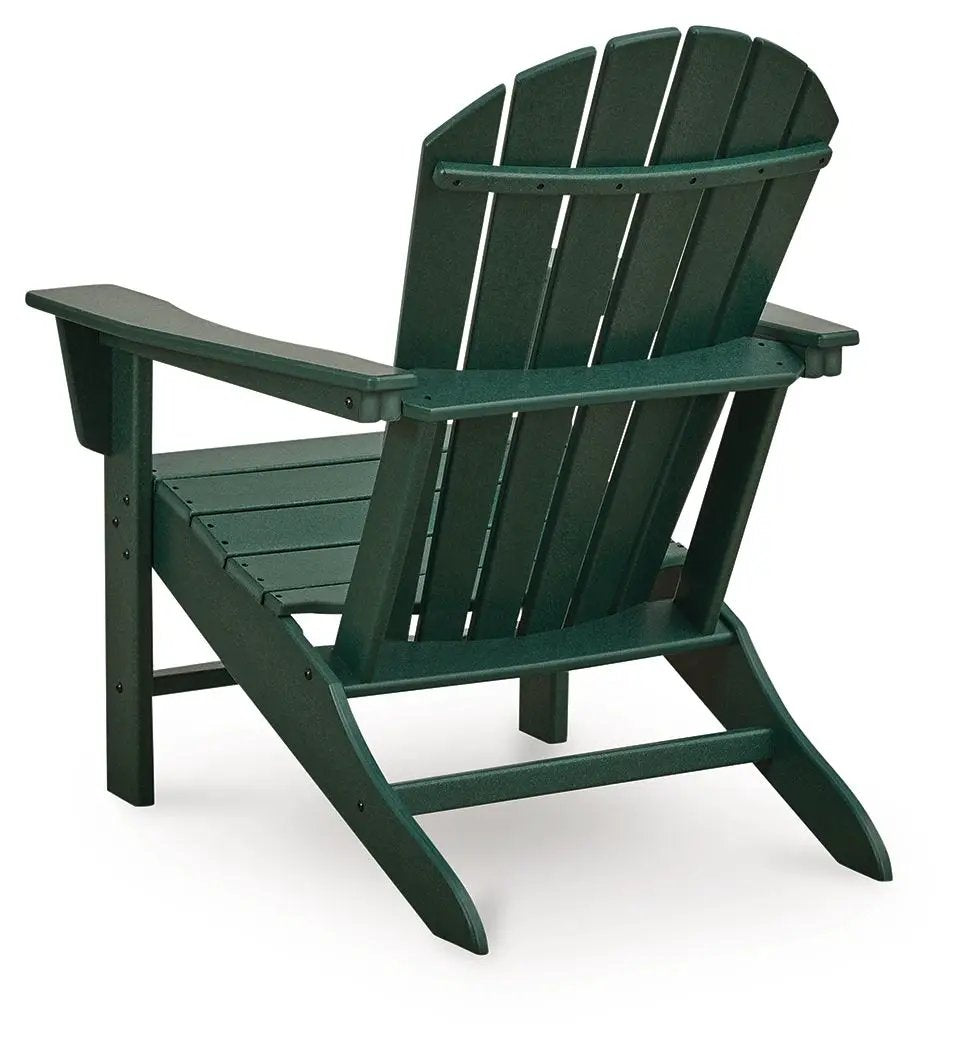 Sundown Shores Adirondack Chair | Green | 22.38 Inch Seat Width | 17.88 Inch Seat Depth