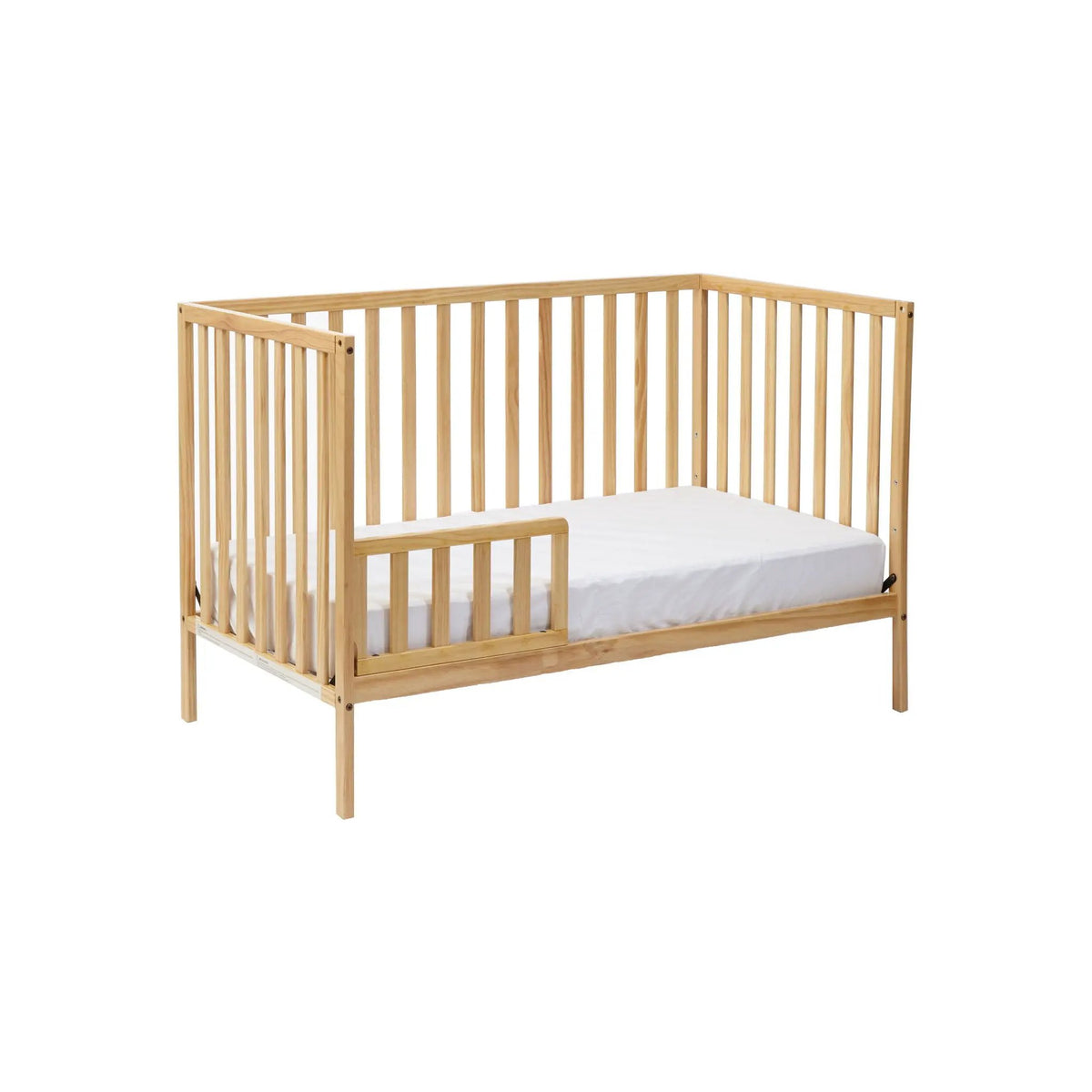 Palmer 3-In-1 Island Crib | Convertible To Toddler Bed And Daybed | Solid Wood Construction | Soft Color