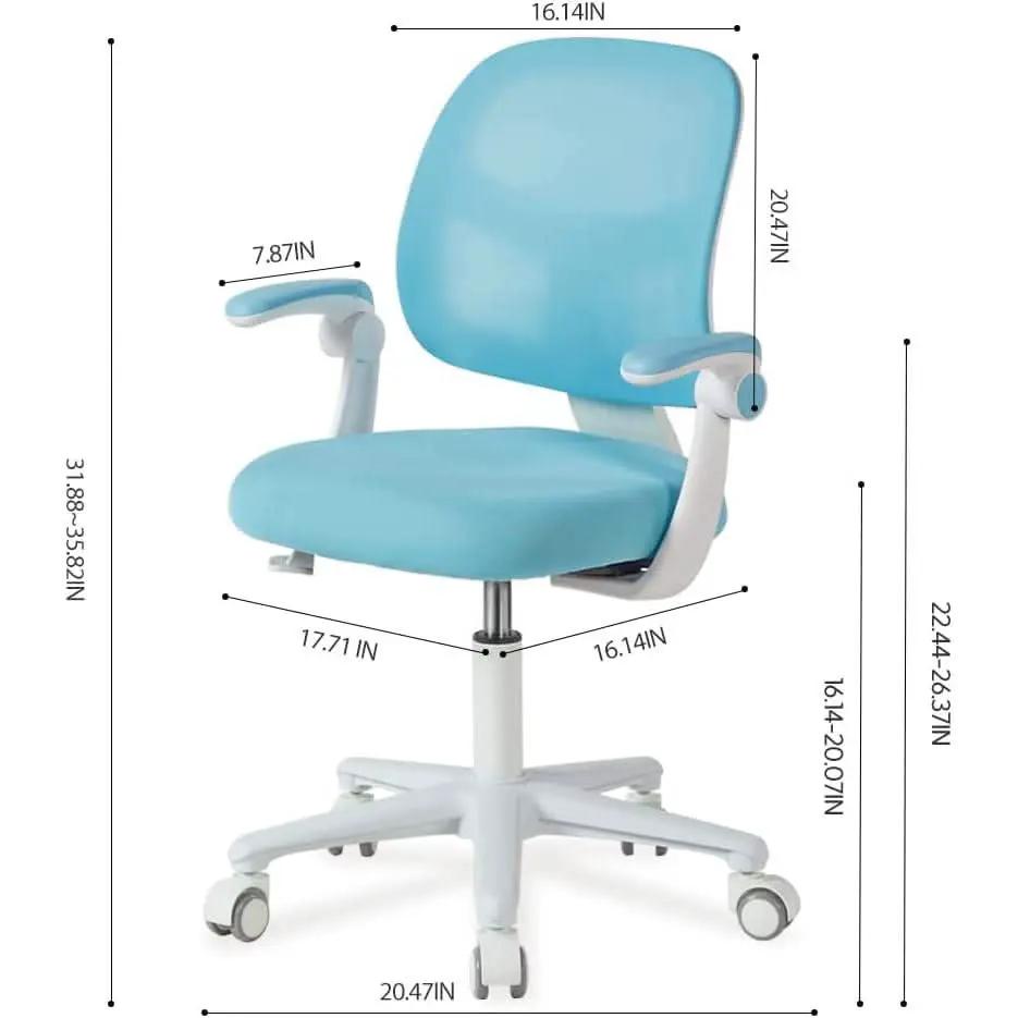 Kids Ergonomic Height Adjustable Study Chair for Home Office from PriceLows™