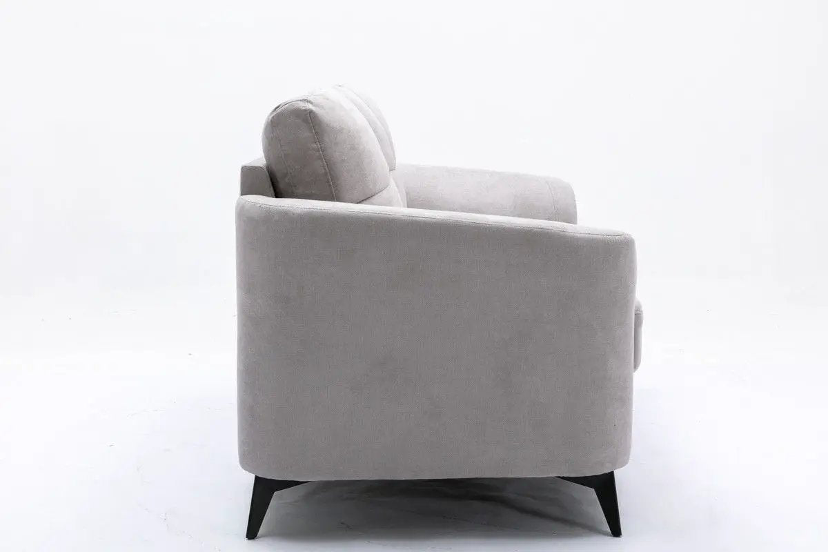 Callie Woven Fabric Loveseat | Tufted Style | World-Class Comfort | 60 Inch Width