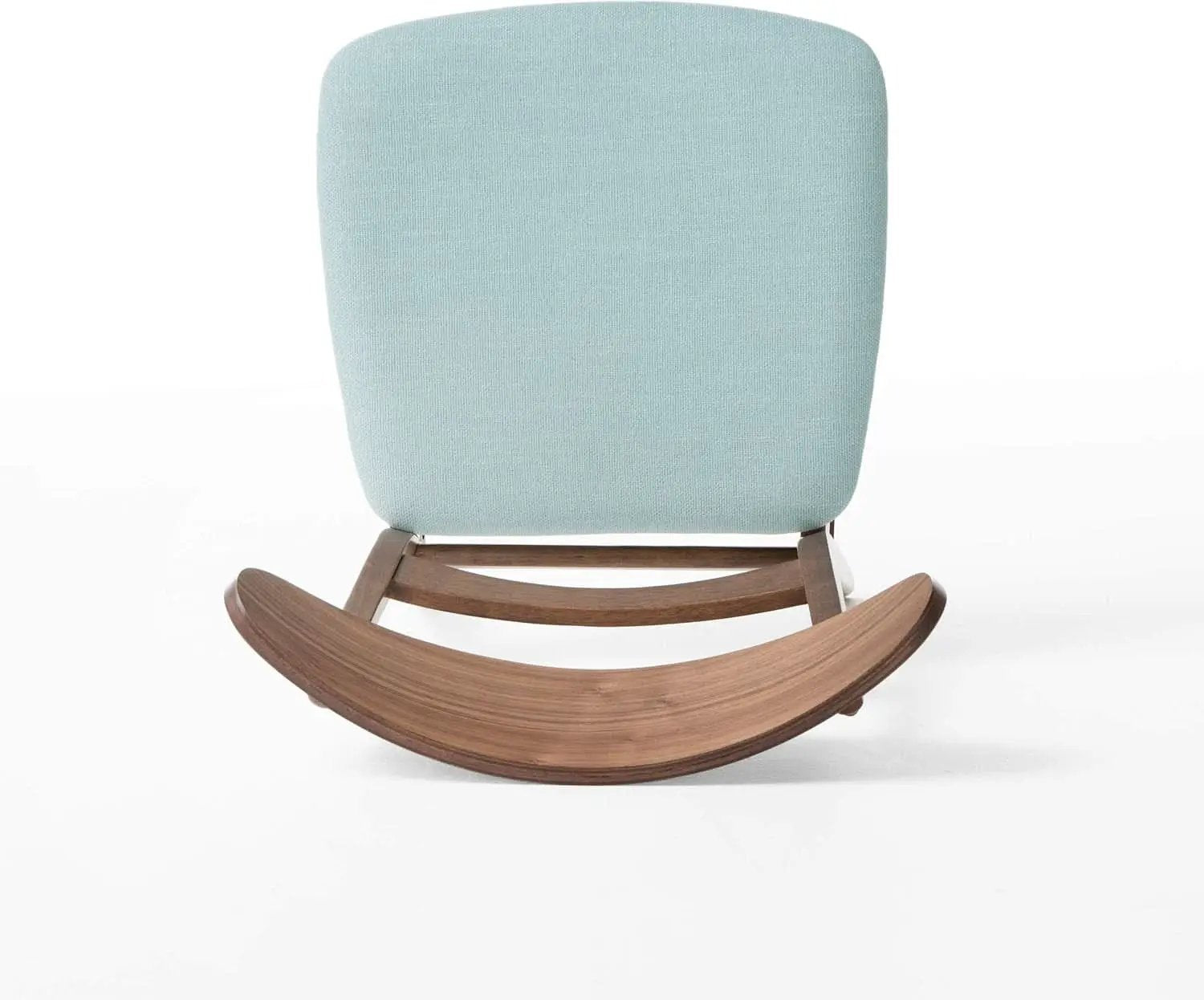 Mid Century Modern Dining Chairs Set Of 4 Mint Upholstery Walnut from PriceLows™