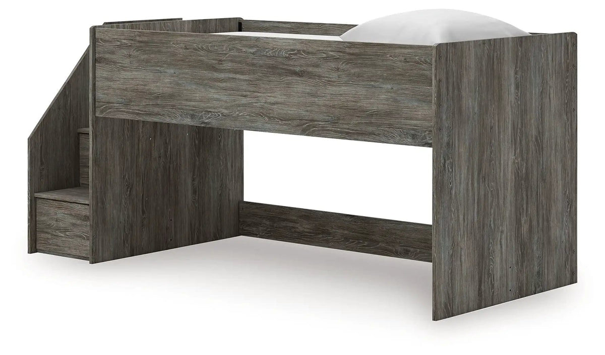 Frandern Loft Bed | 6 Pieces | Metal | Bedroom