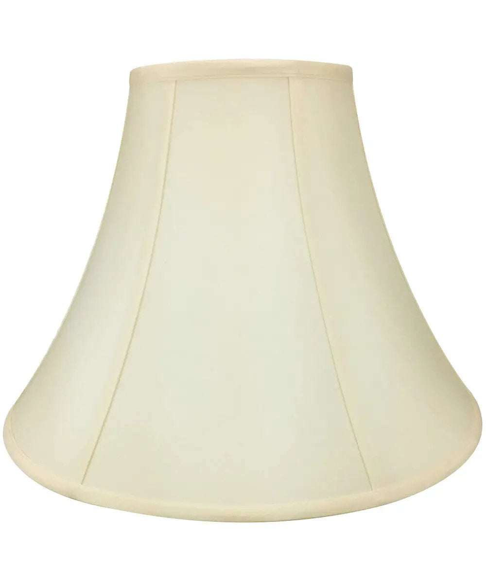Bell Lamp Shade | 17X12 | Shantung Fabric | Eggshell Finish