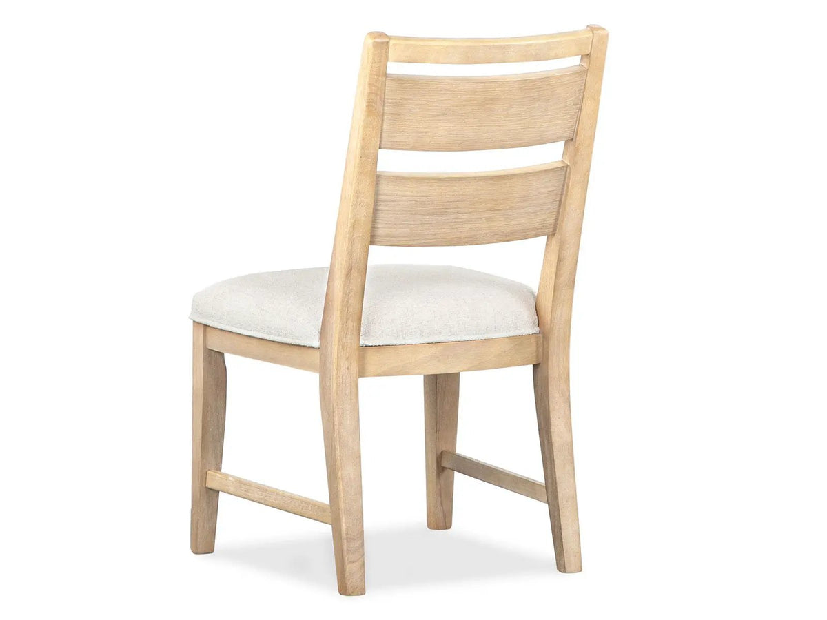 Somerset Dining Side Chairs | Set Of 2 | Butternut And Omari Natural | Upholstered Seat