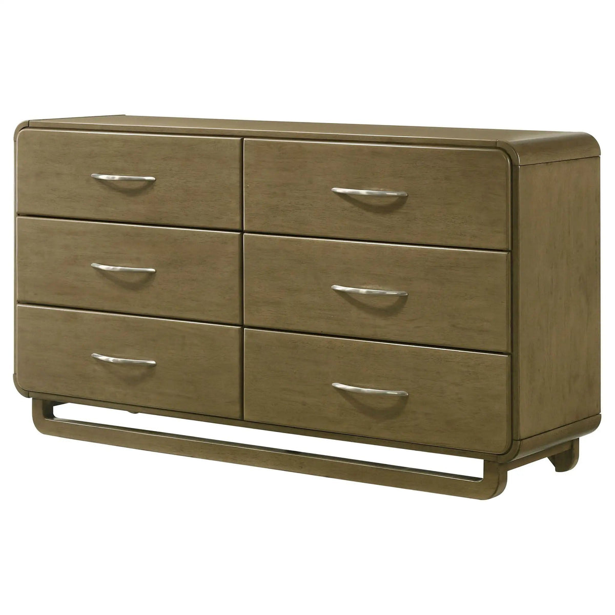 Amsbury 6-drawer Dresser Cabinet Nutmeg | 64 x 19.75 x 35 in | 6-Drawer | Bedroom