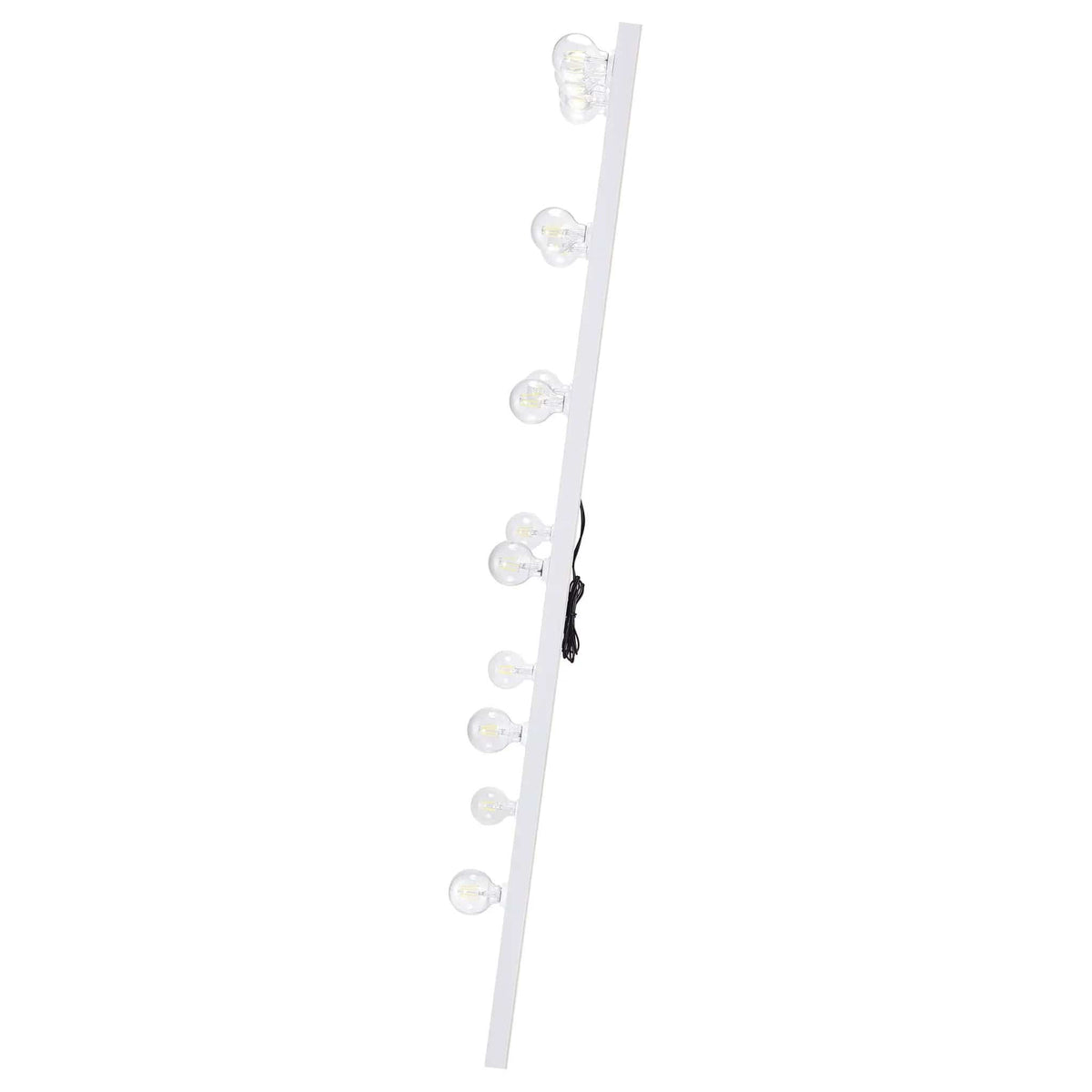 Zayan 32 x 71 Inch Floor Mirror LED Lighting White Gloss | 32 x 5.5 x 71 in | Home Furniture | Home
