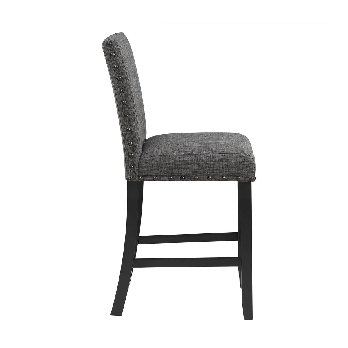 Marian Bar Stools | Set Of 2 | Fabric Finish | Ergonomic Design