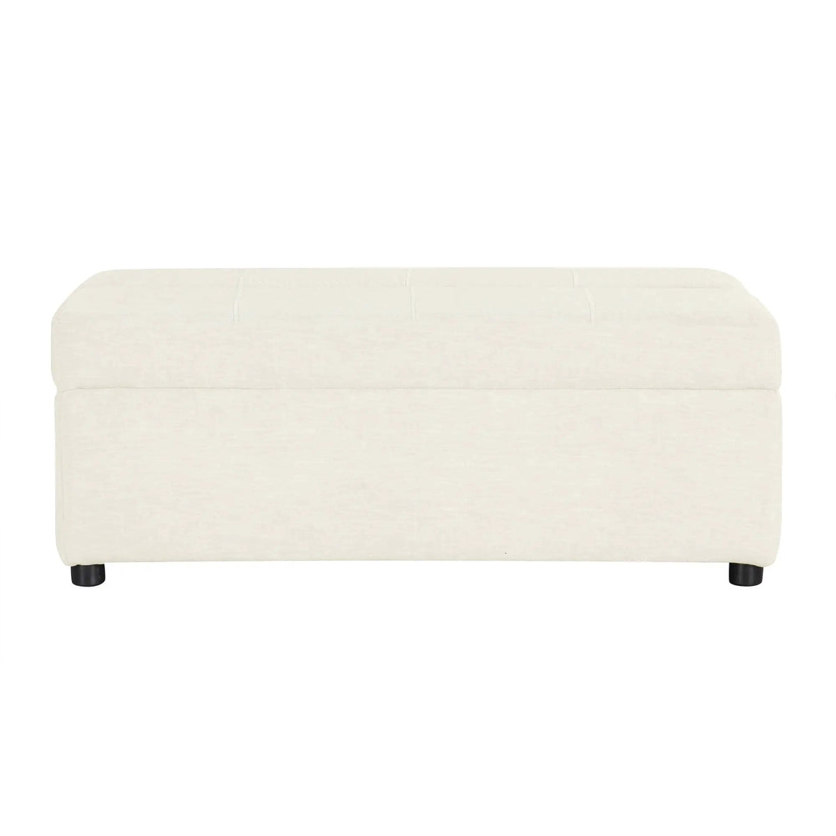 Twin Size Folding Ottoman Sleeper Bed | Includes Mattress | Convertible Guest Bed | High-Density Foam