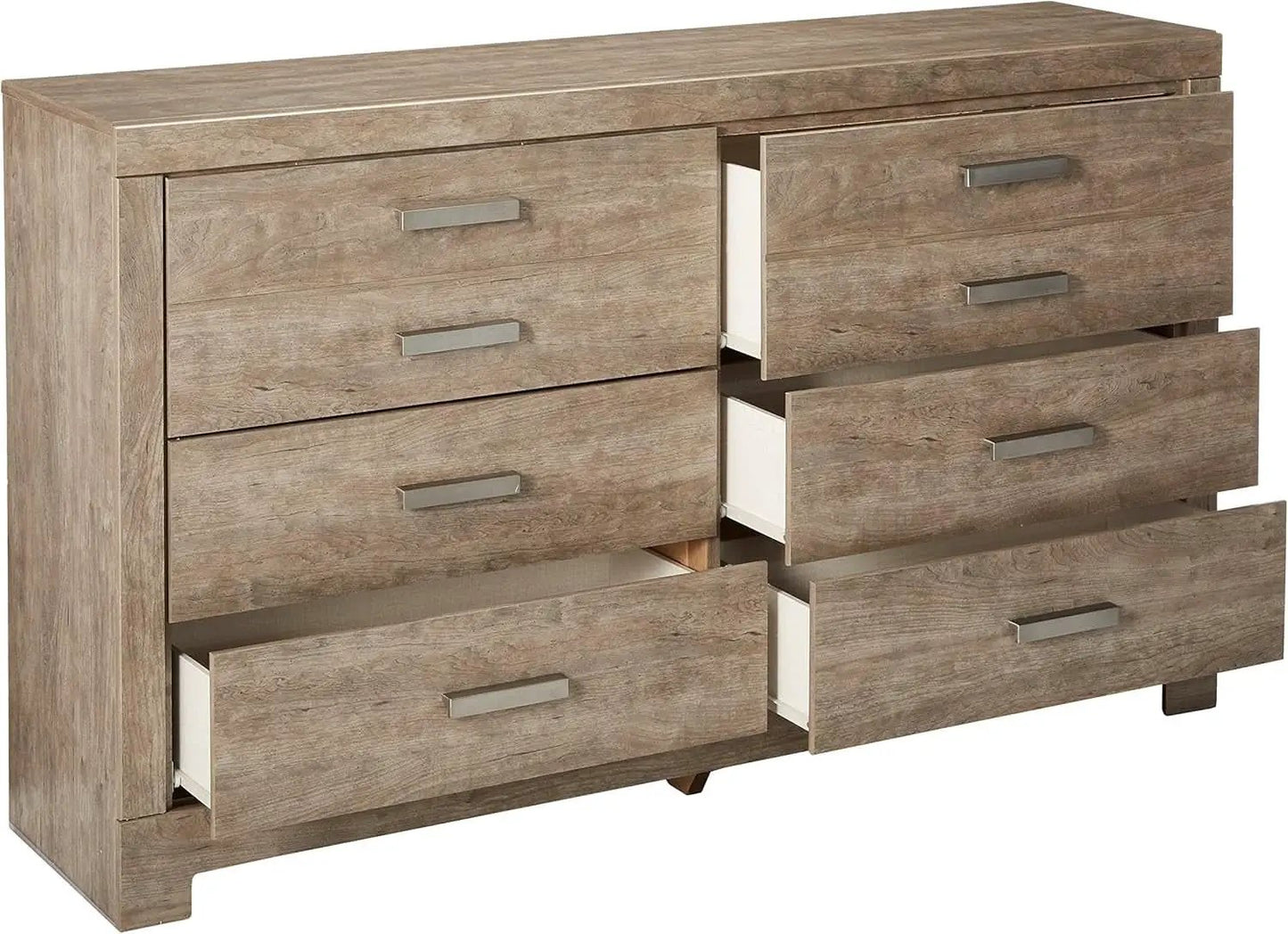 Culverbach Scandinavian Dresser 6 Drawers Weathered Gray from PriceLows™