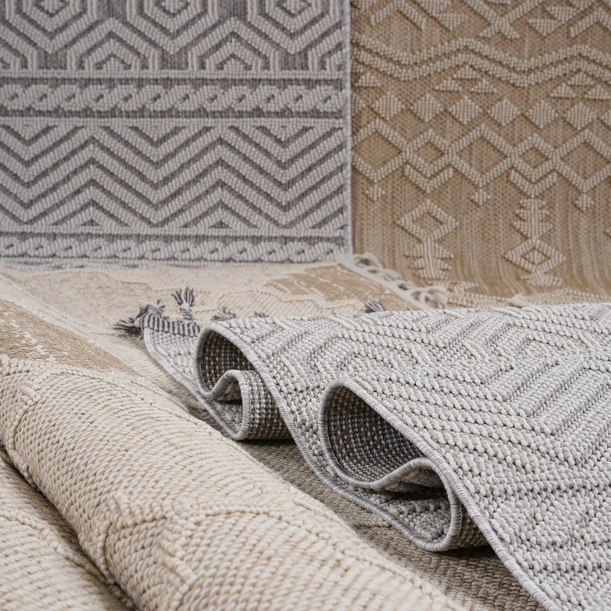 Guros Traditional Indoor Outdoor Rug | 96 x 26 Inch Runner | Stain Resistant | Non-Shedding