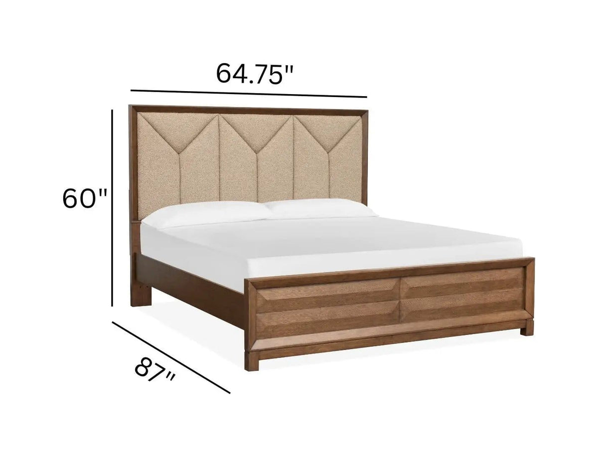 Callisto Upholstered Panel Bed | 2 Pieces | Bedroom Furniture | Bedroom