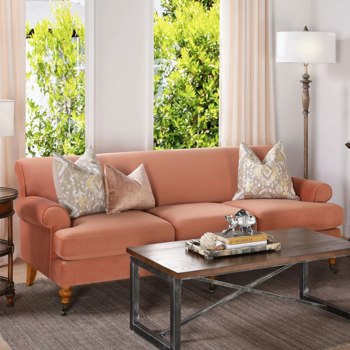 Alana Lawson Sofa | Three Cushion Tightback | Kiln-Dried Birchwood Frame | 88 Inch Length