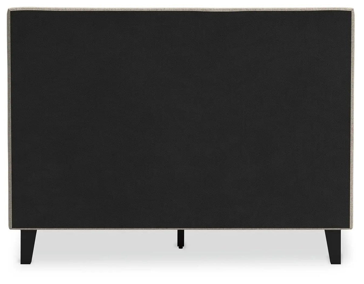 Cielden Upholstered Bed With Roll Slats | 4 Pieces | Fabric | Bedroom