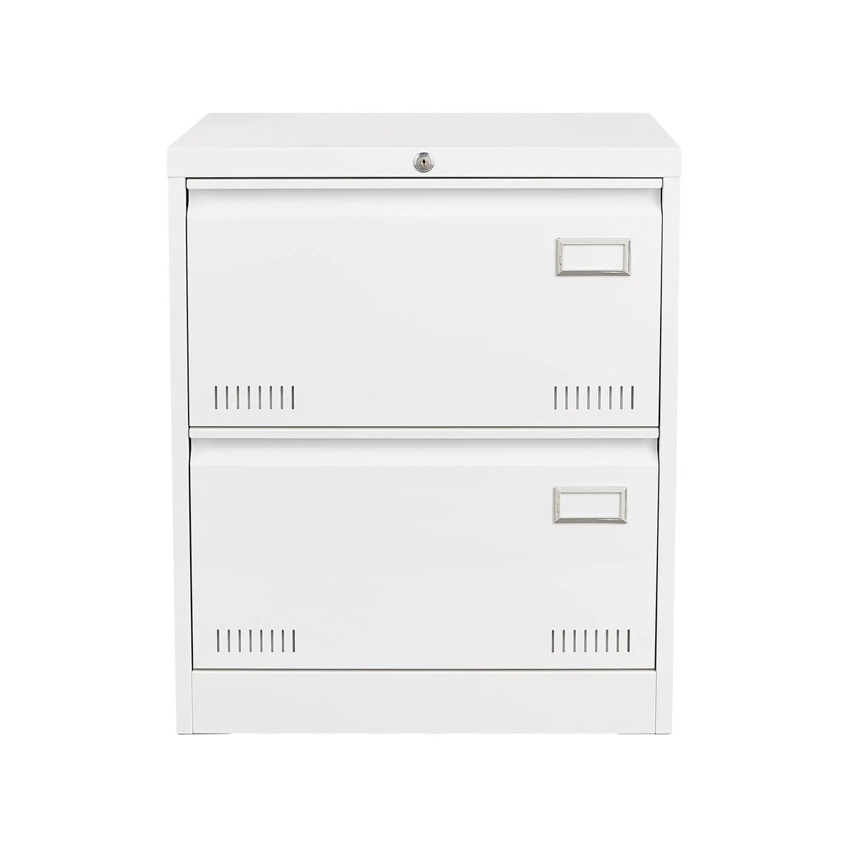 Lateral File Cabinet | 3 Drawer Locking Metal | Widened Drawers | 40 Inch Height