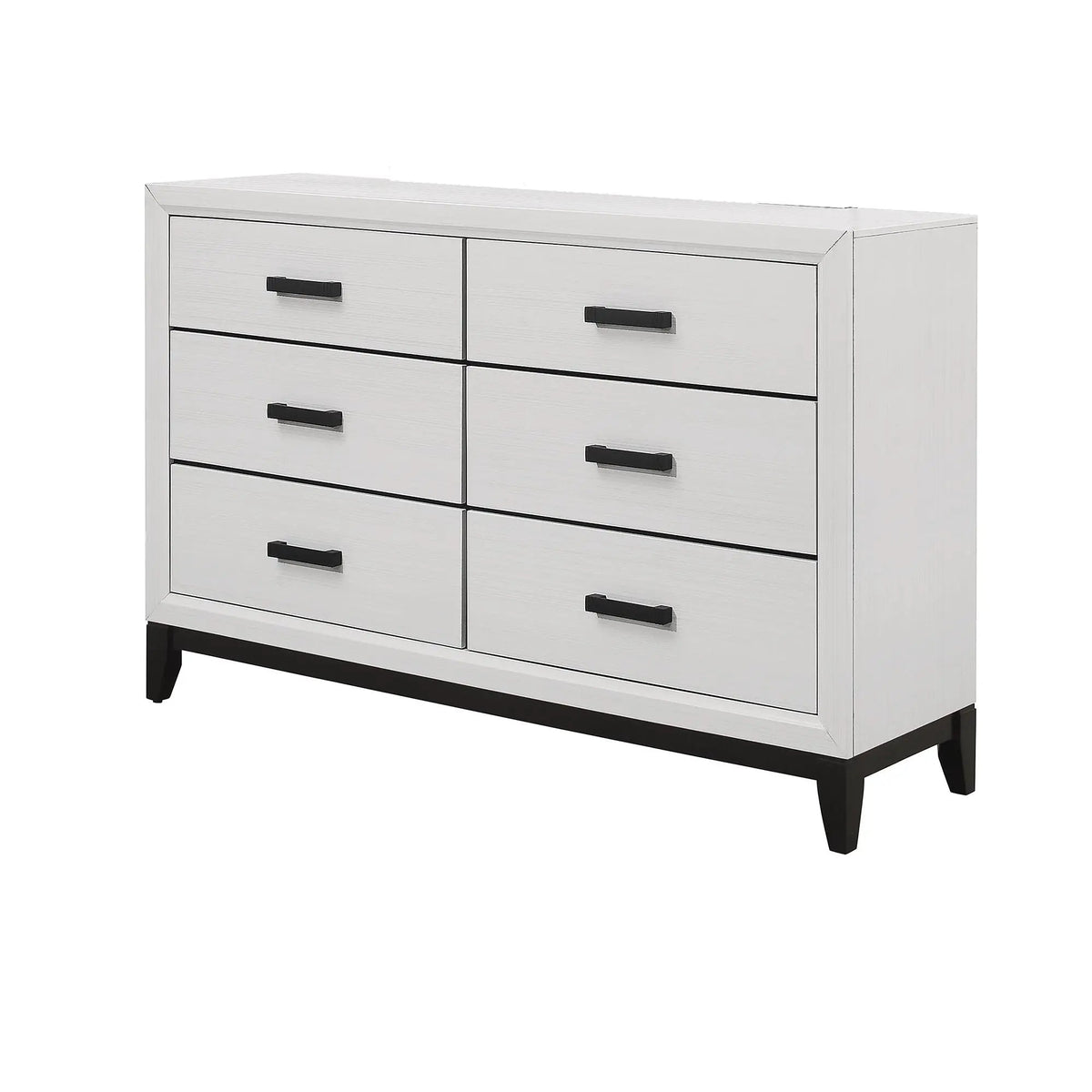 Mirage Dresser | Six Spacious Drawers | Sleek Finish | 58 Inch Width