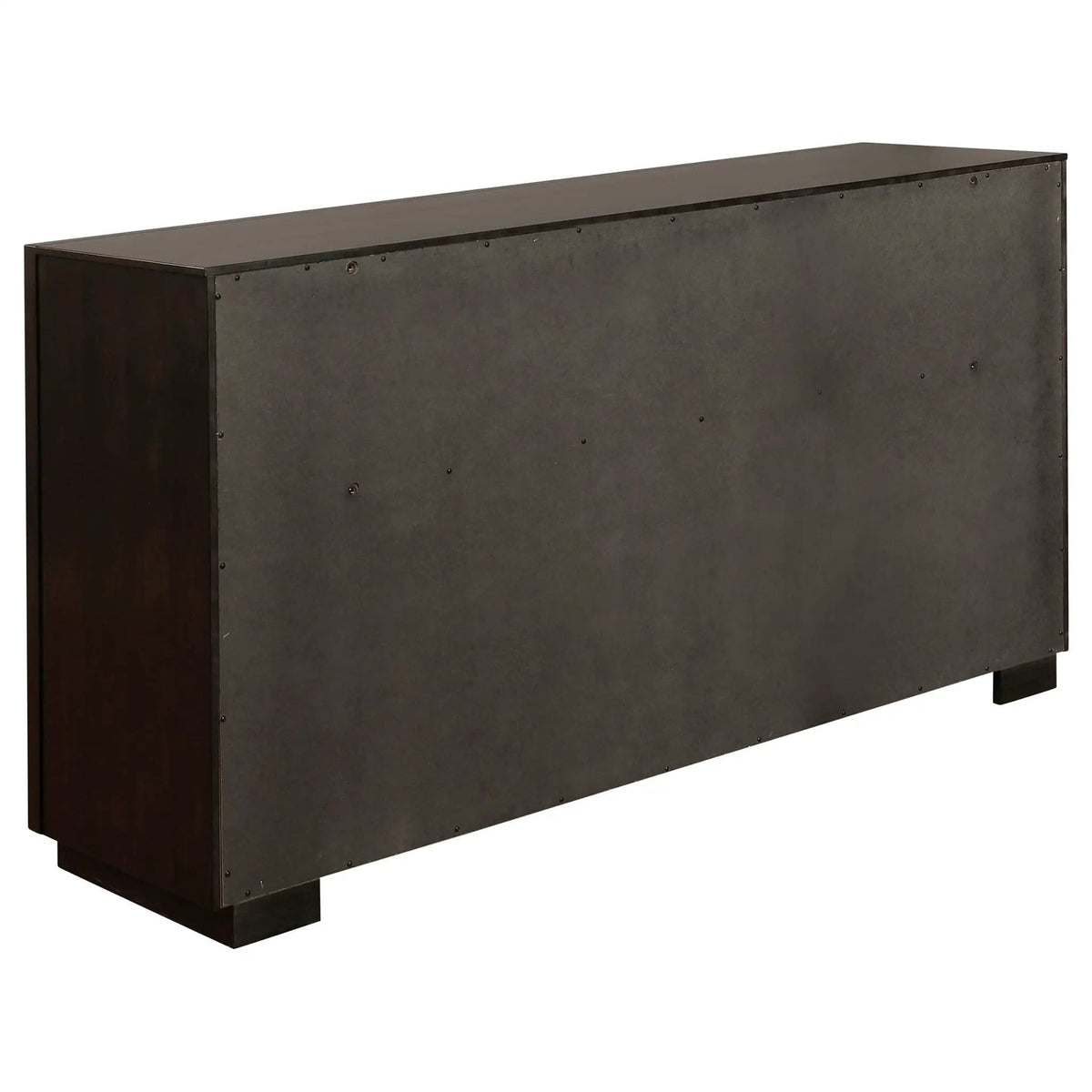 Durango 8-drawer Dresser Smoked Peppercorn | 70 x 20 x 38.5 in | Engineered Wood & Metal | Bedroom
