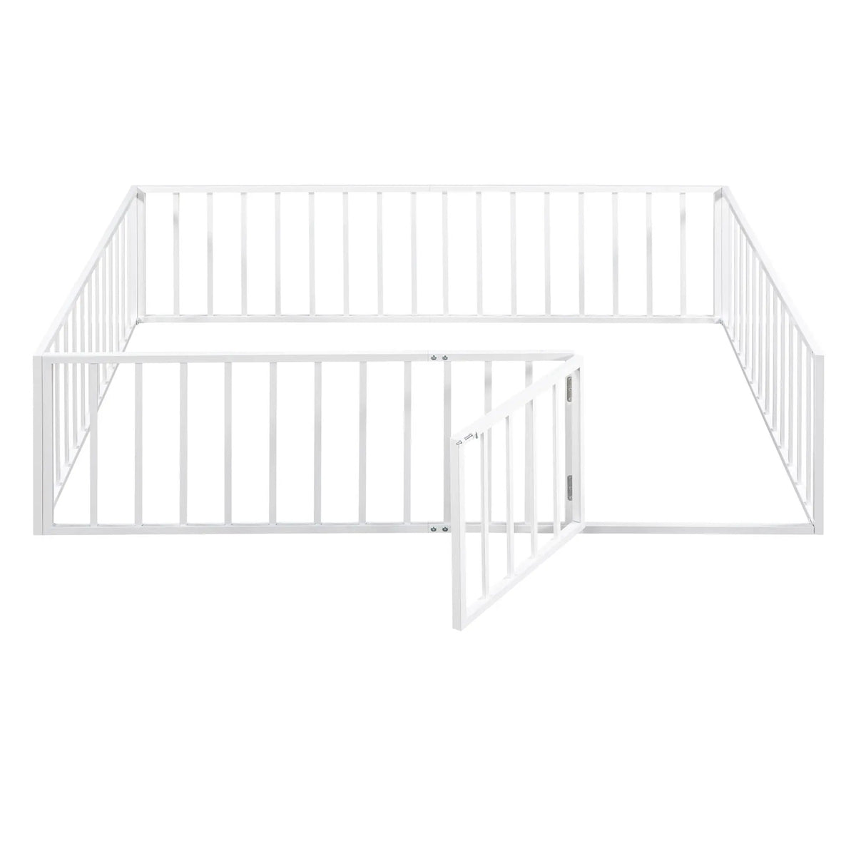Metal Floor Bed Frame | Raised Fence Gate | Low Platform Design