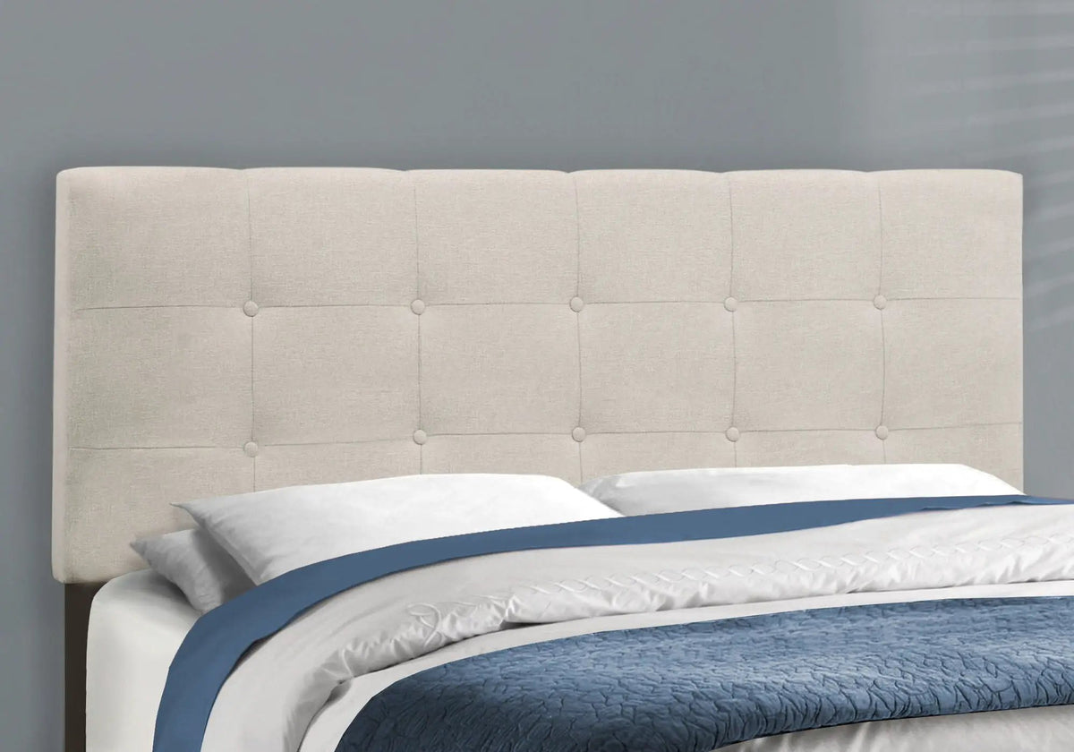 Upholstered Platform Bed Frame | Transitional Style | Frame Only | Thick Foam Padding