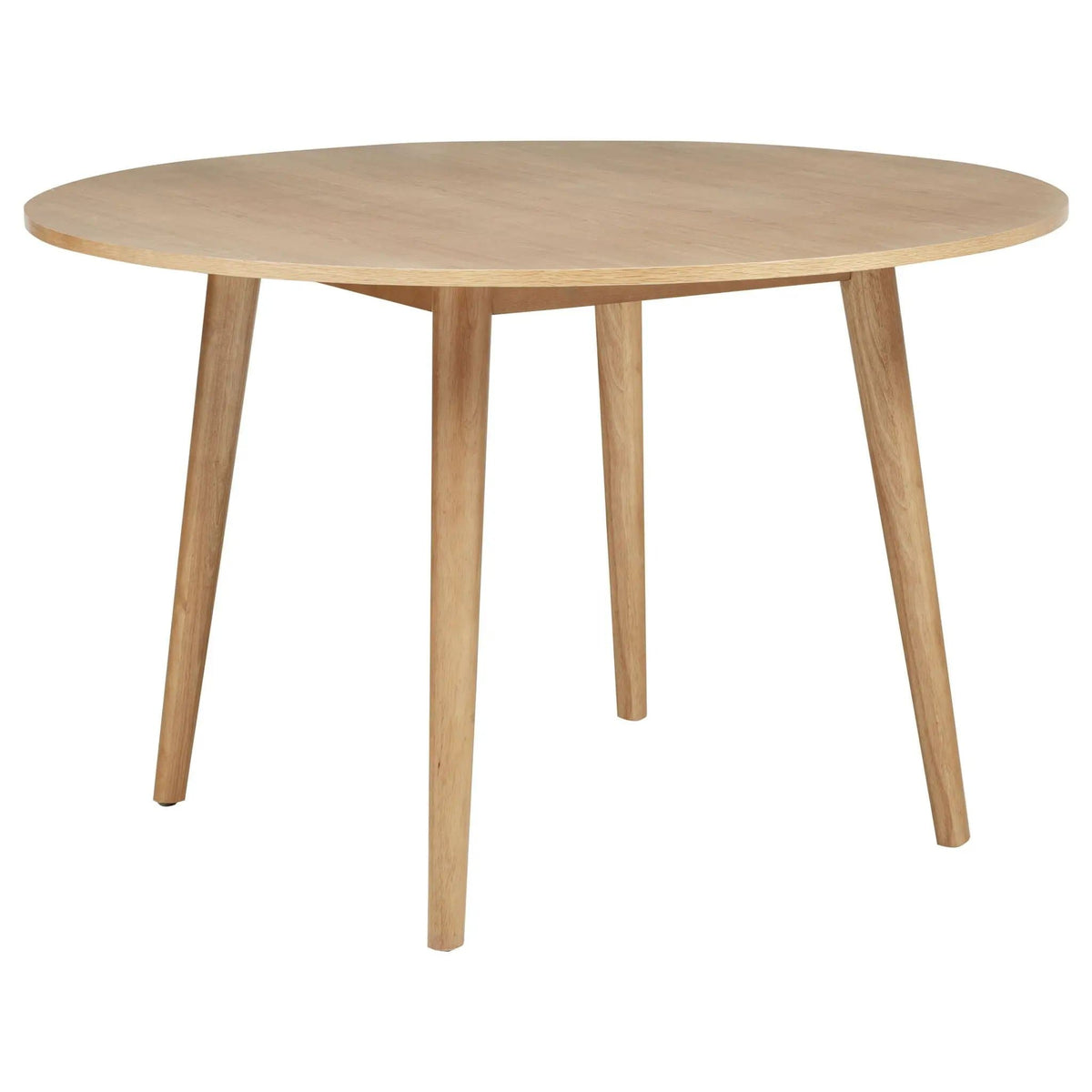 Andrews 48-inch Round Wood Dining Room Table Light Ash | 48 x 48 x 30.25 in | Rubberwood & Engineered Wood | Dining Room