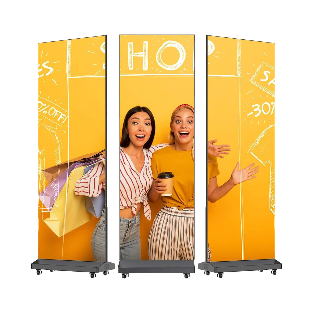 80-Inch Commercial Ultra-High Resolution LED Digital Advertising Signage Display | 80 Inch | Crystal | Store Sign