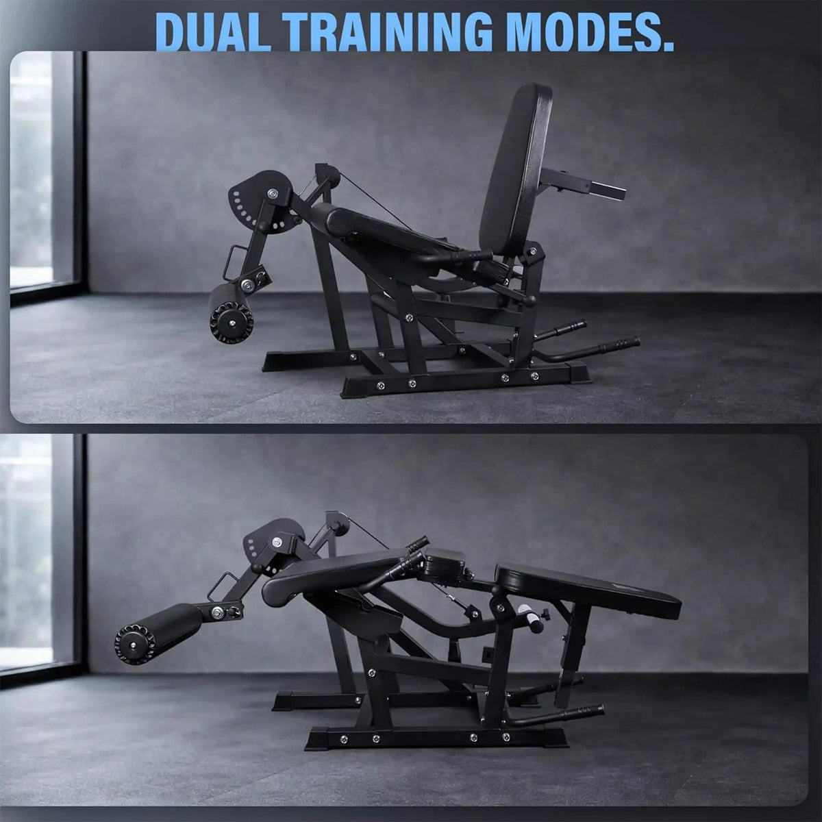 800LBS Adjustable Lower Body Leg Extension And Curl Machine | 800 lb | Weight Lifting Machine & Rack | Home