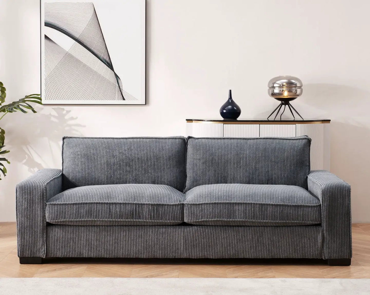 Luxe 3 Seater Sofa | Deep Seat Design | Ultra-Soft Upholstery | Sleek Modern Design