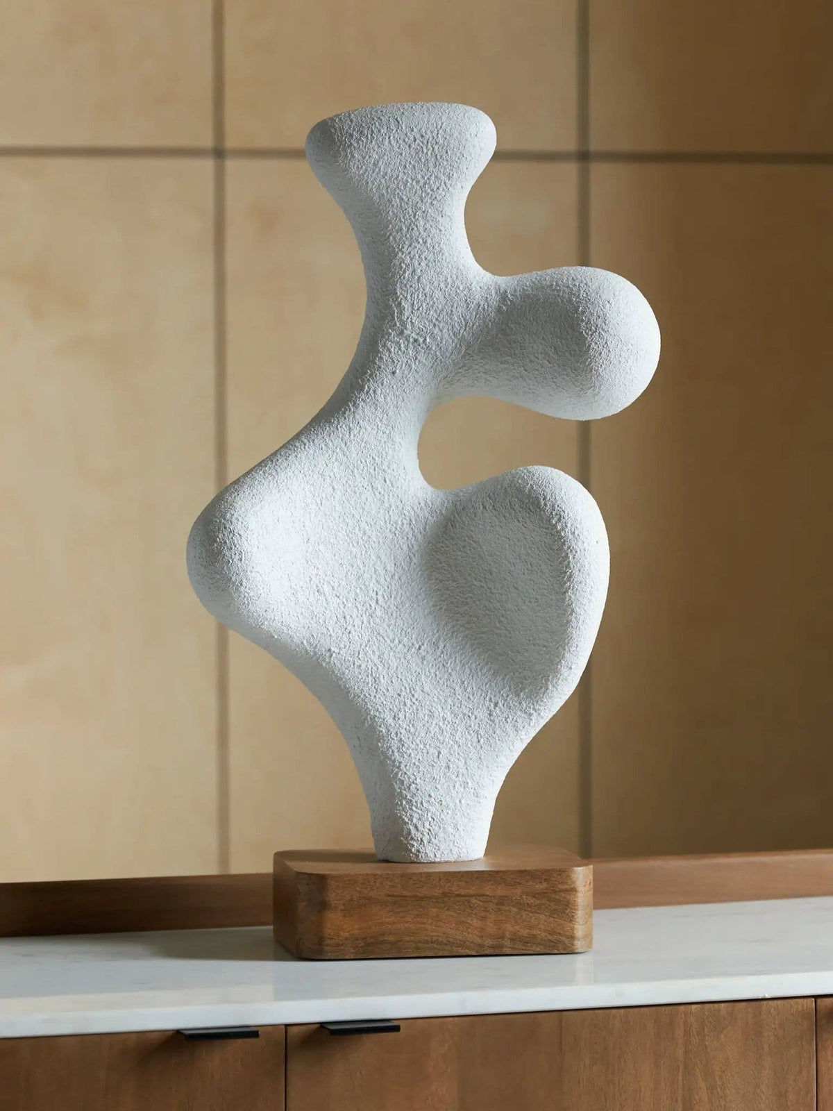 Lavarsen Sculpture | 2 Pieces | Wood | Home