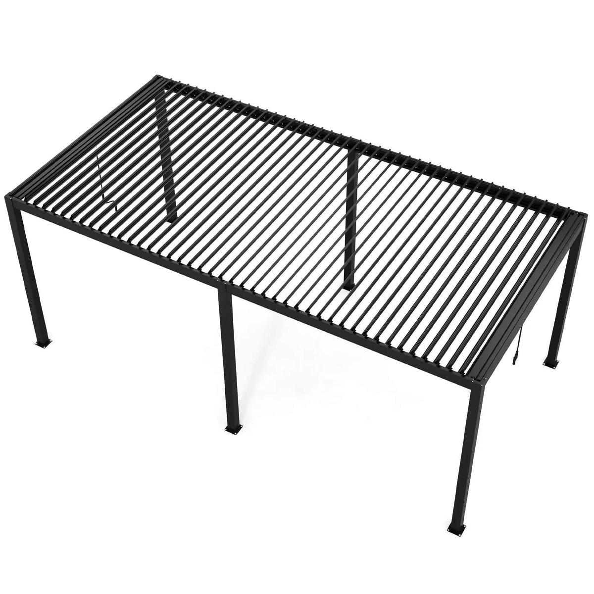 Louver Pergola Aluminium Frame & Louvers Umbrella & Canopy | 2 Pieces | Aluminum | Outdoor Living