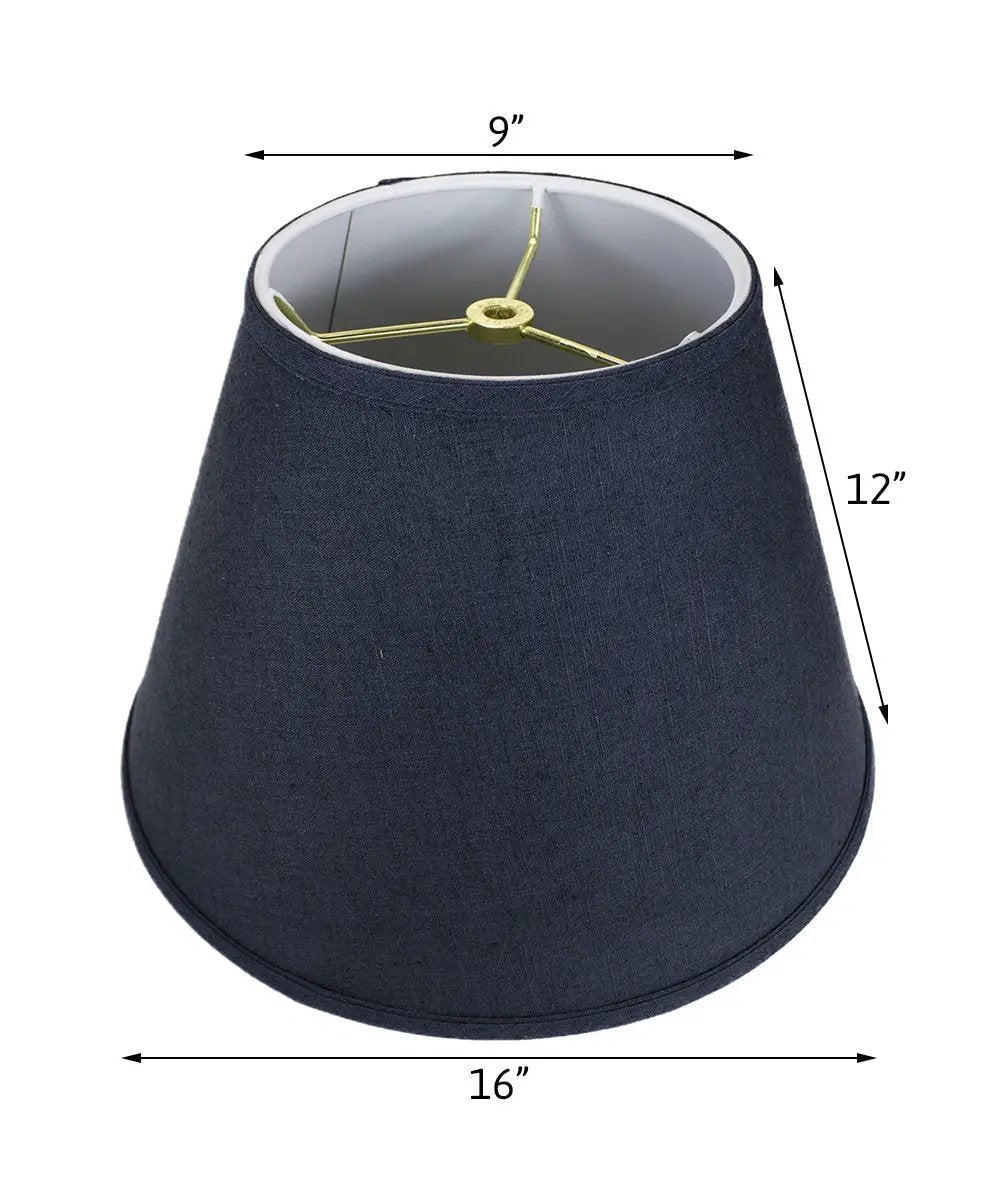 Empire Hardback Lamp Shade | 16W X 12H | Textured Slate