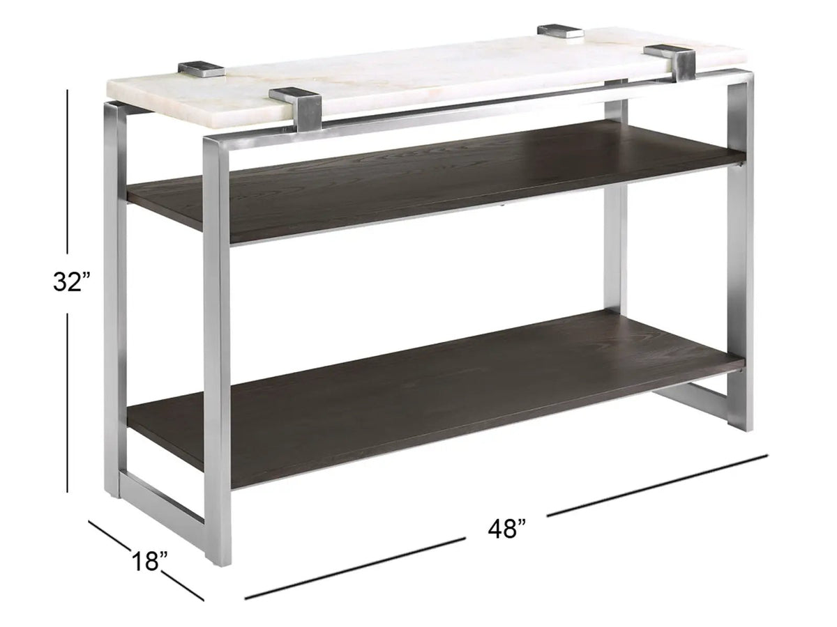 Paradox Rectangular End Table | 26 Inch Length | Modern Lifestyle Design | 24 Inch Height