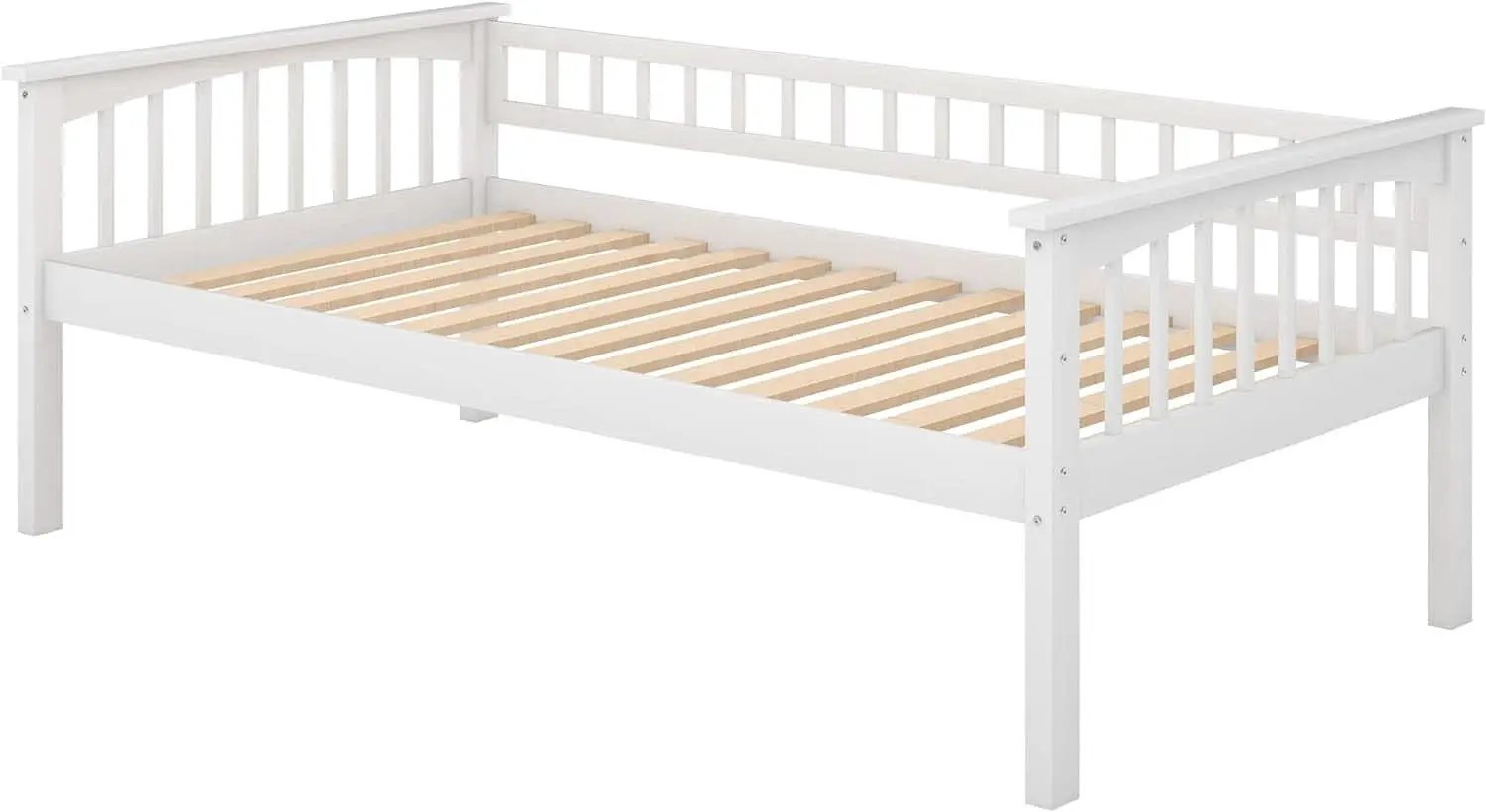 White Convertible Wood Twin Over Twin Bunk Bed With Storage Drawers from PriceLows™