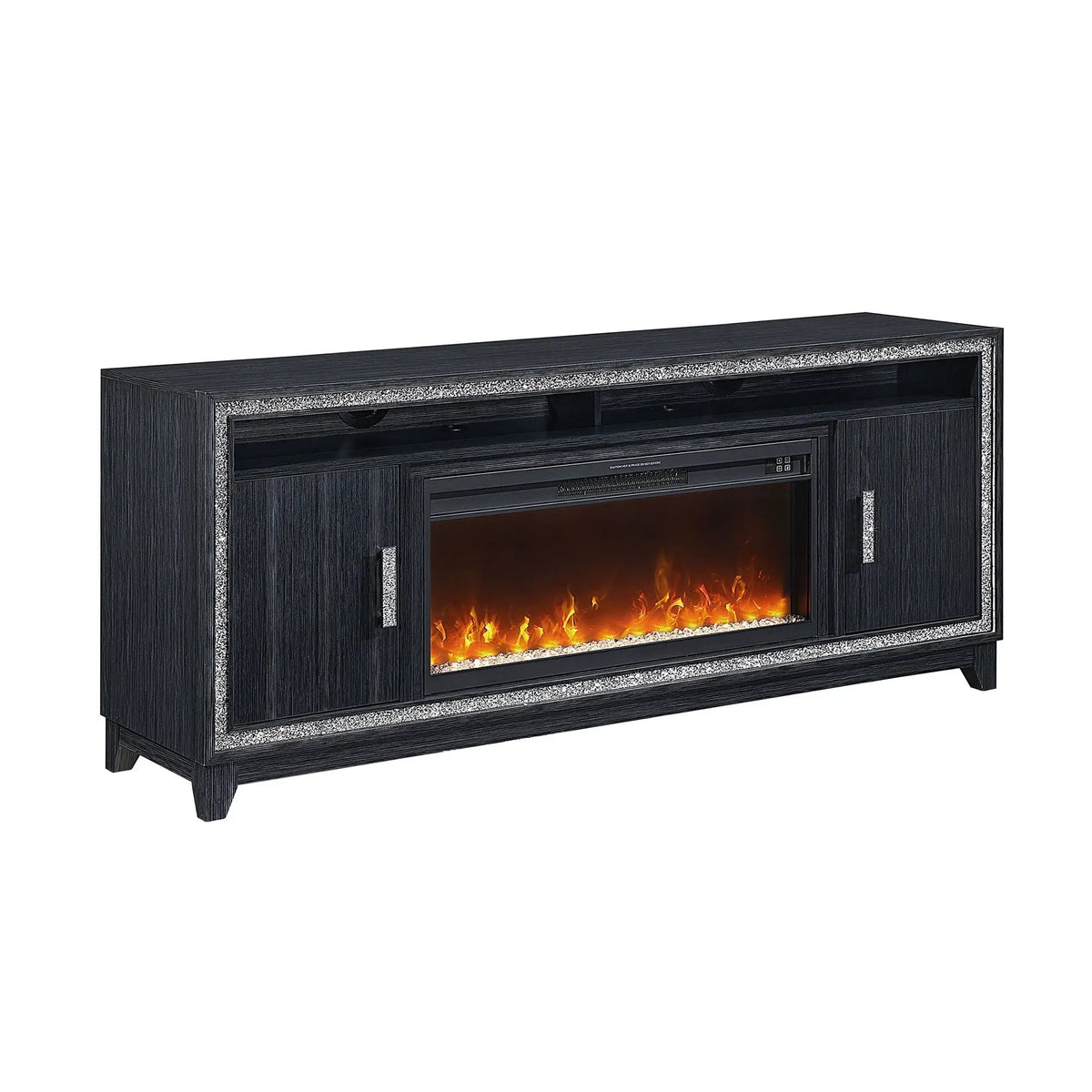 Almera Electric Fireplace | Adjustable Temperature | 7 LED Colors | 5 Flame Speeds