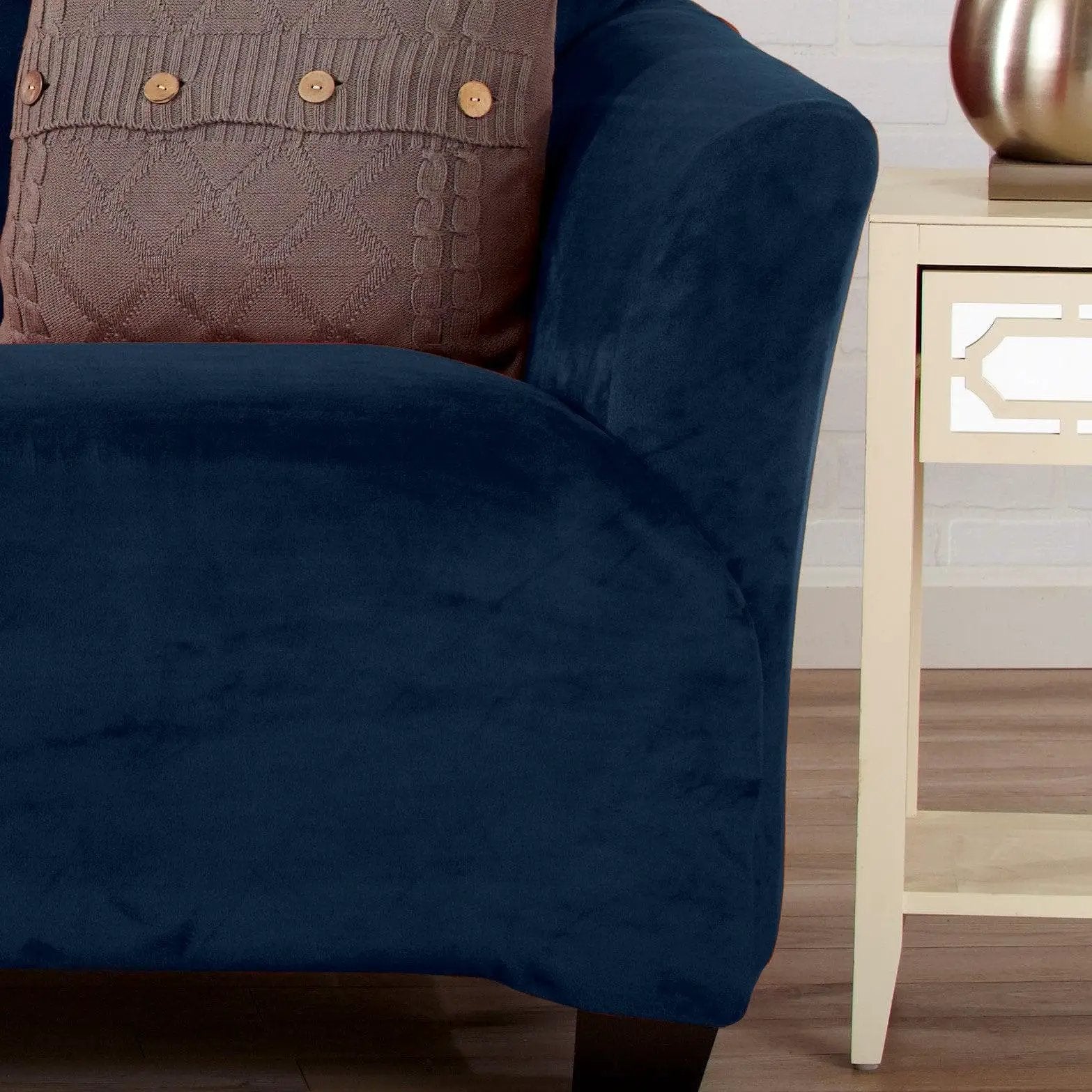 Velvet Stretch Slipcover - Gale Collection from PriceLows™