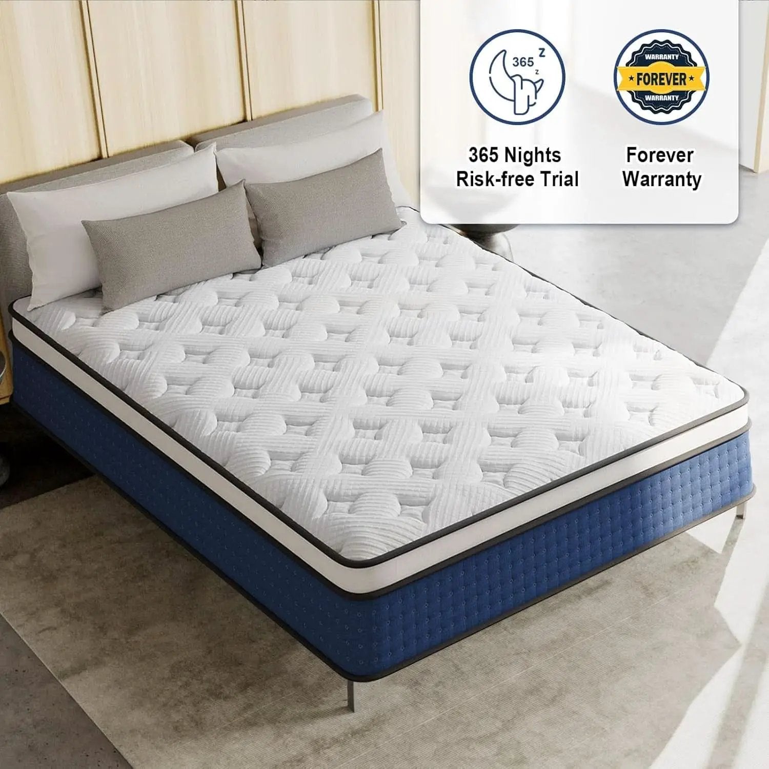 Queen 14 Inch UltraHighDensity Memory Foam Mattress from PriceLows™