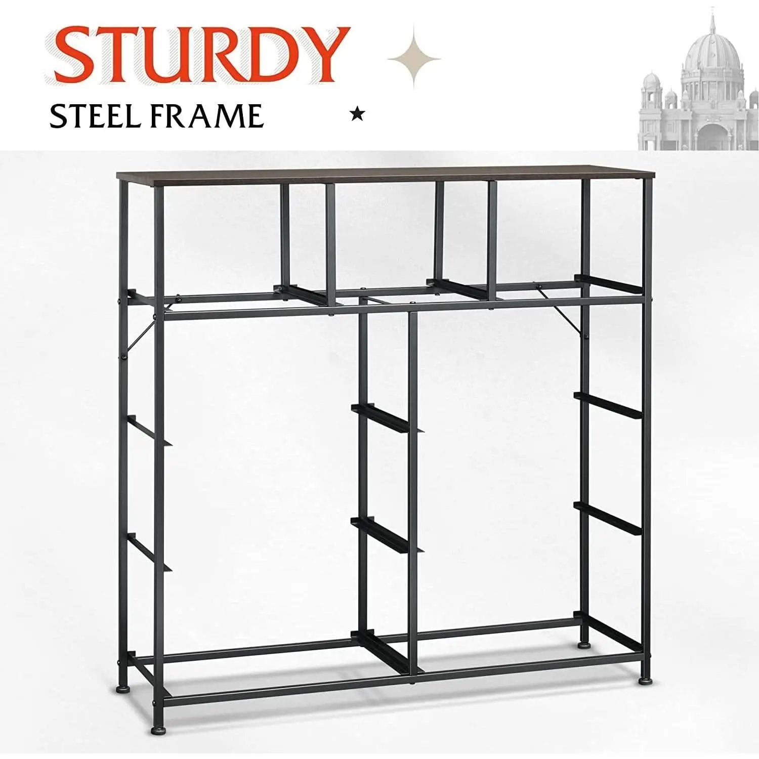Fabric Storage Tower 9 Drawer Dark Grey Portable Organizer from PriceLows™