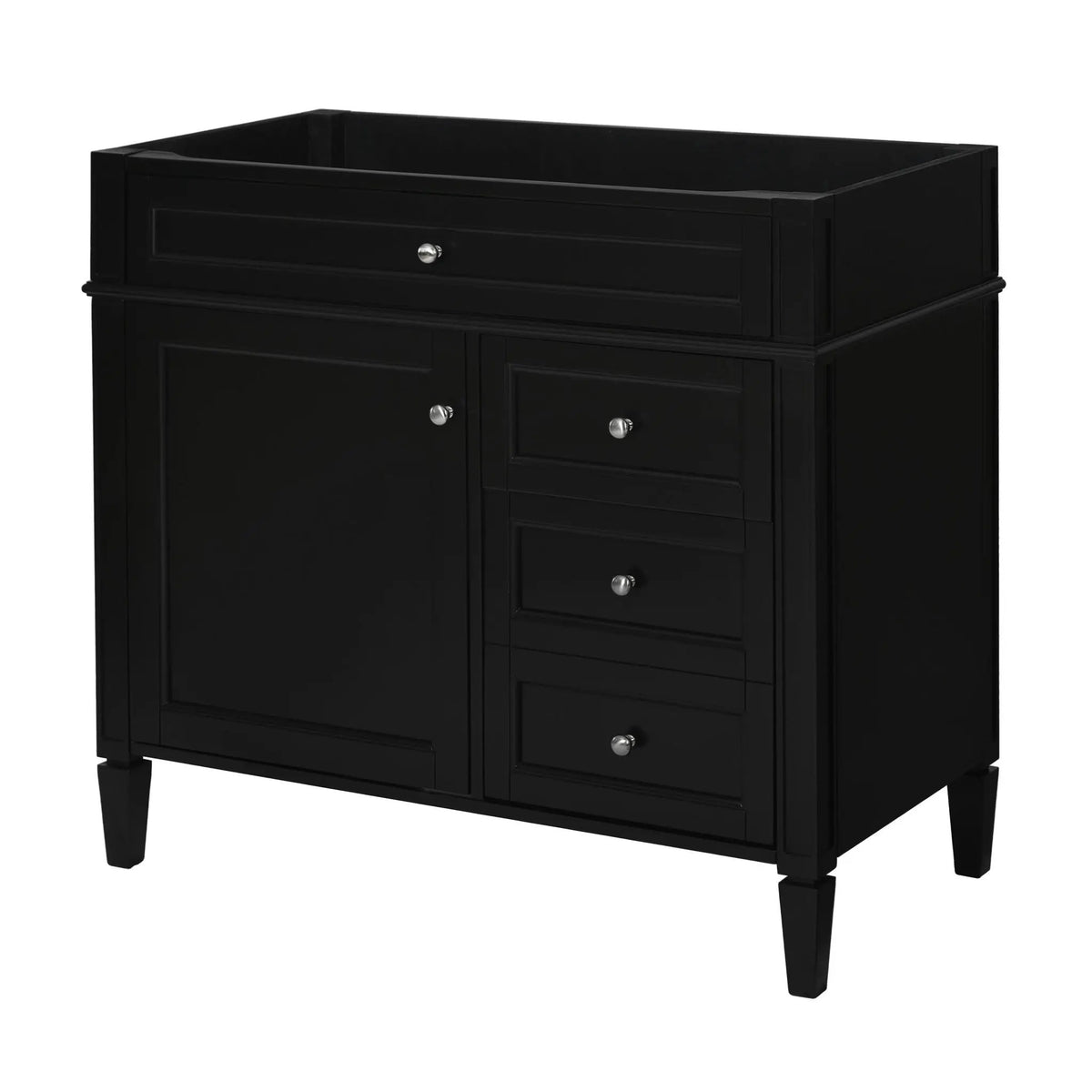 Bathroom Vanity | 3 Drawers | Blue Finish | Tip Out